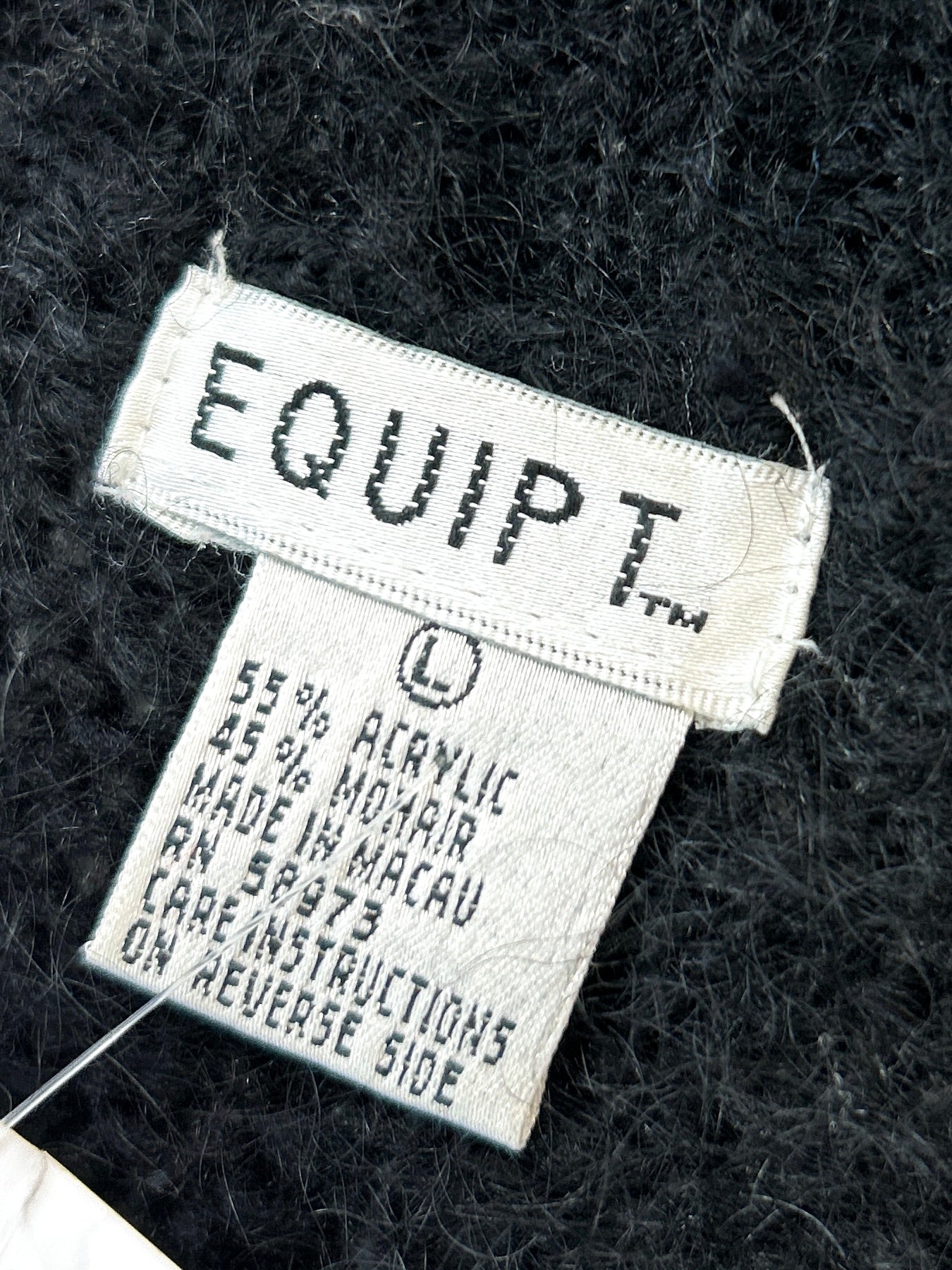 Vintage Mohair Knit Cardigan [L30965]
