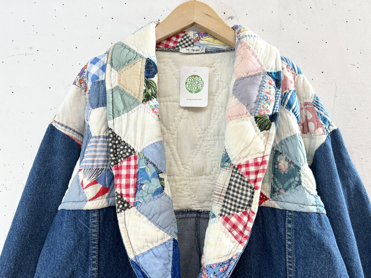 Vintage Denim×Quilt Jacket [K30788]