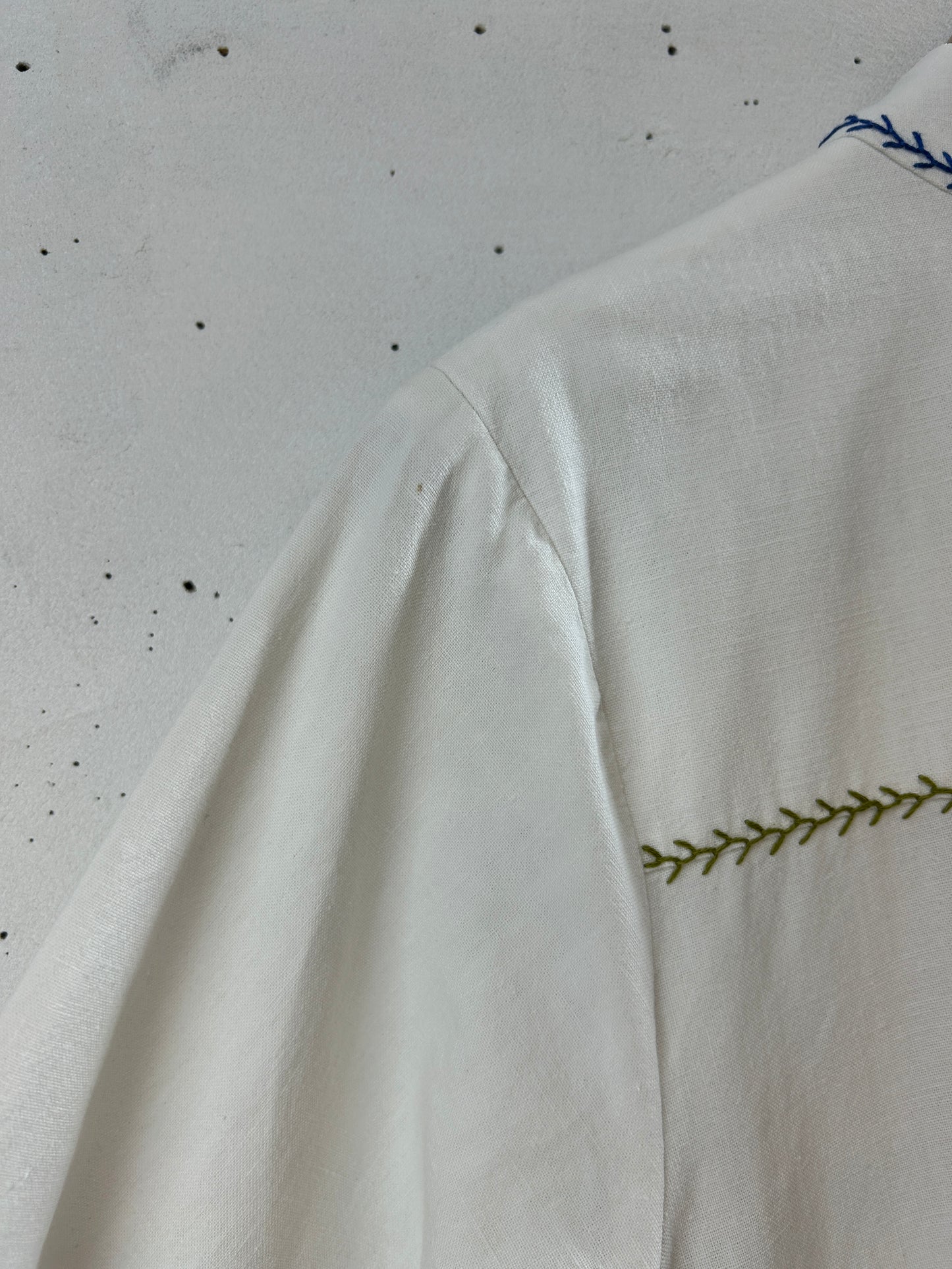 '70sVintage Embroidery Dress [H30902]