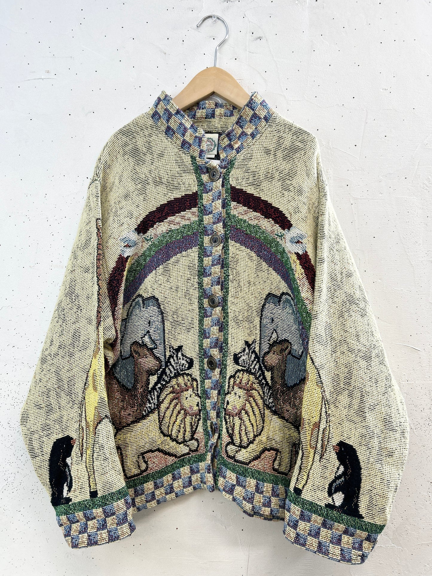 Vintage Rug Jacket 〜SUGAR STREET WEAVERS〜 MADE IN AMERICA [A31239]