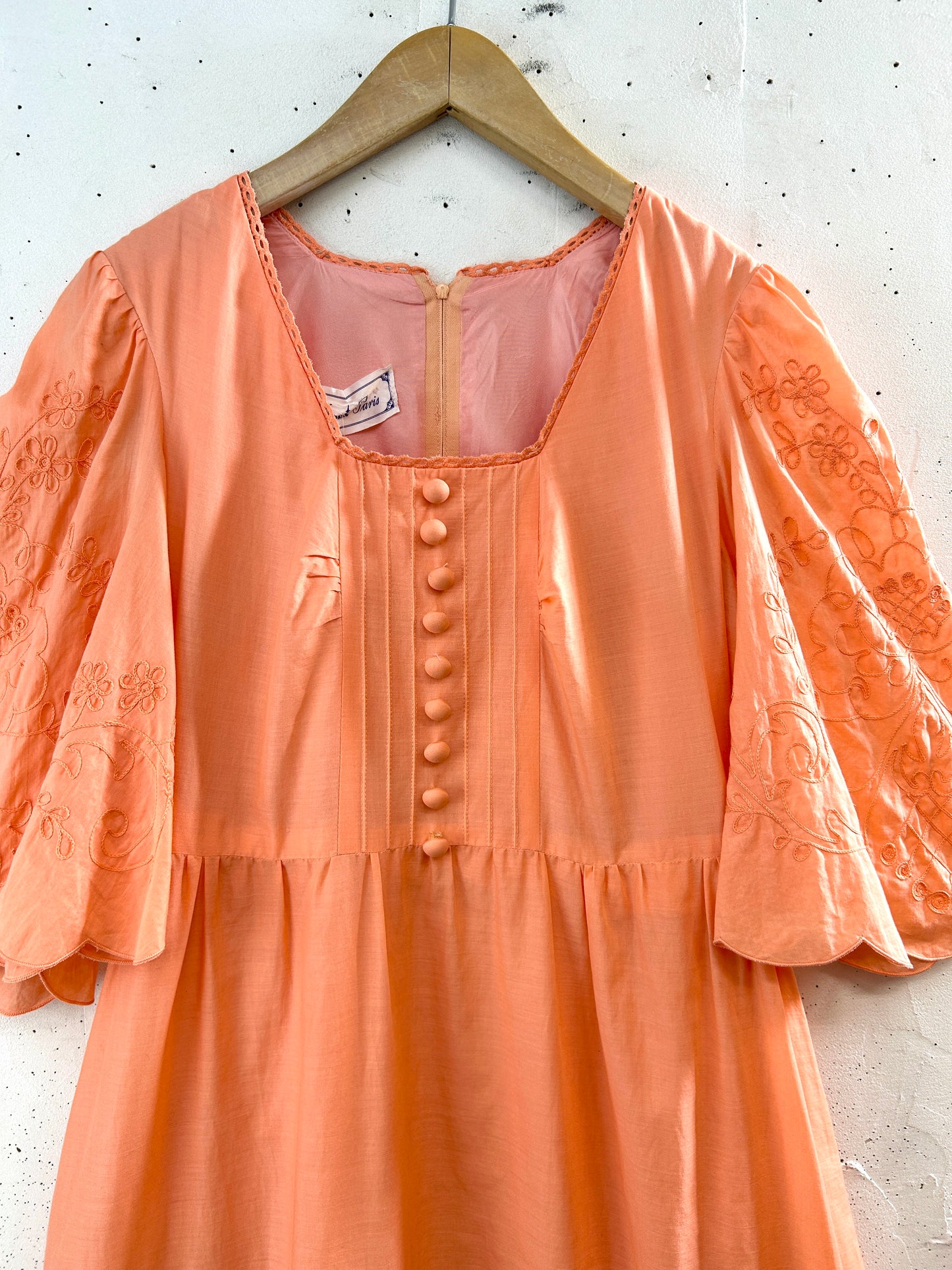 '70s Vintage Dress Mont Paris [F32684]