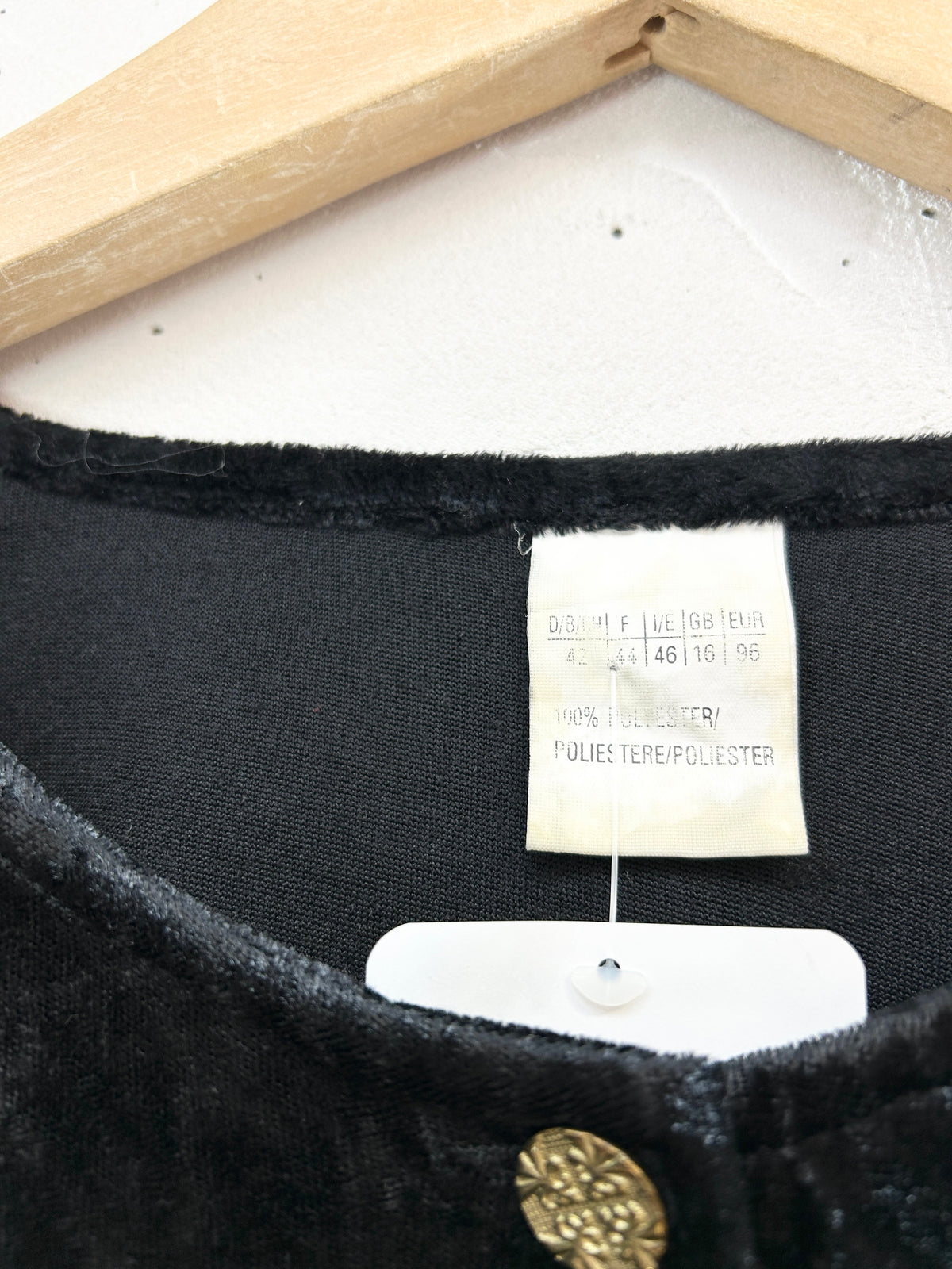 Vintage Velours Dress [J32453]