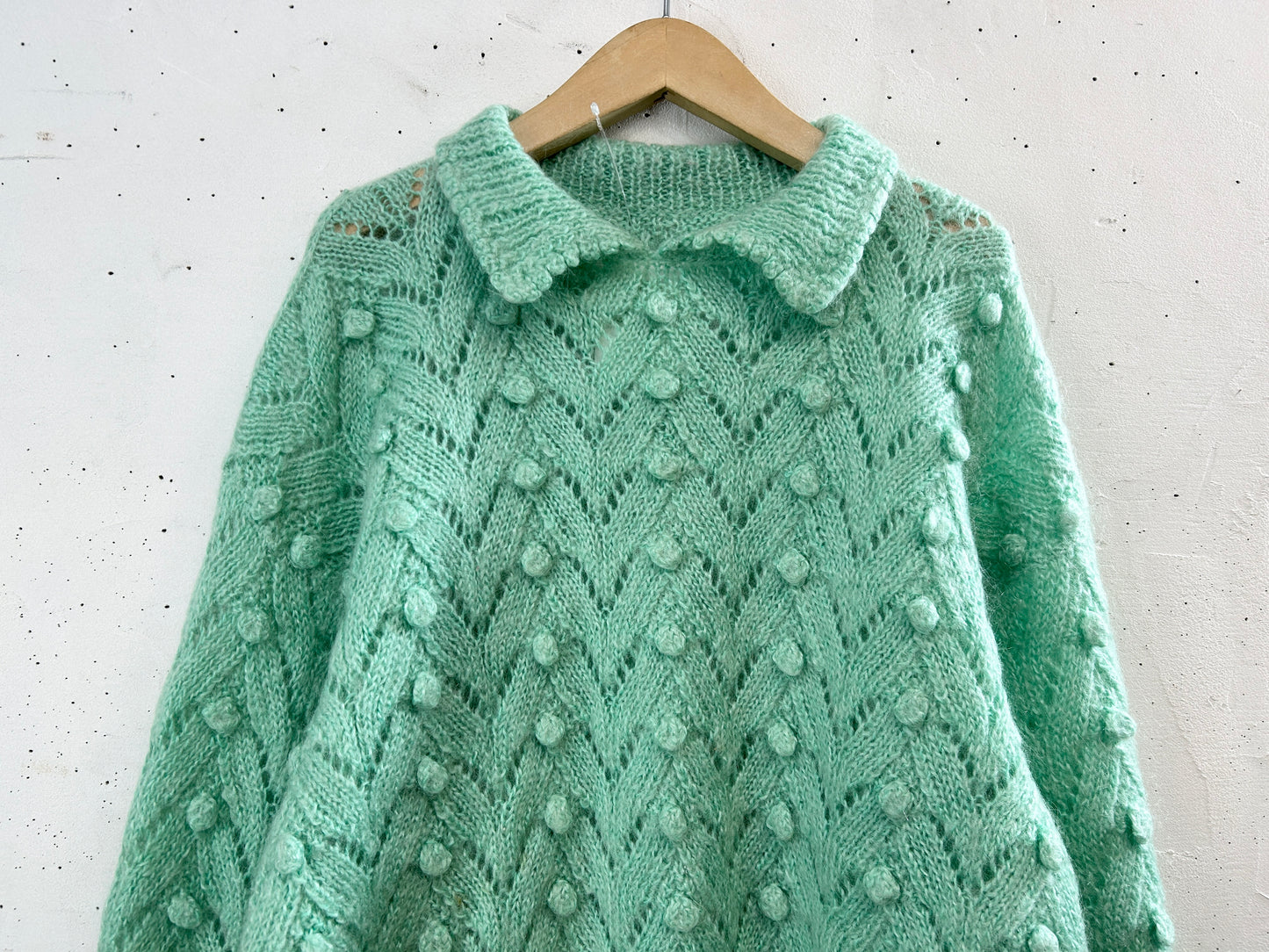 Vintage Knit Sweater Pokopoko [A31363]