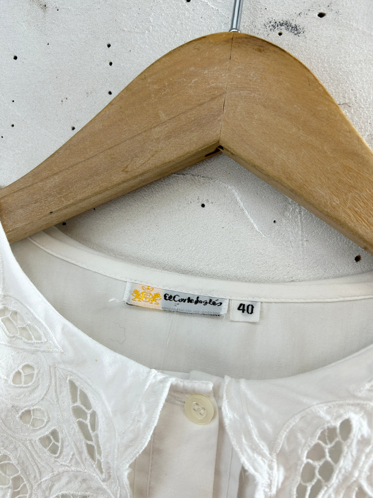 Vintage White Blouse [J34074]