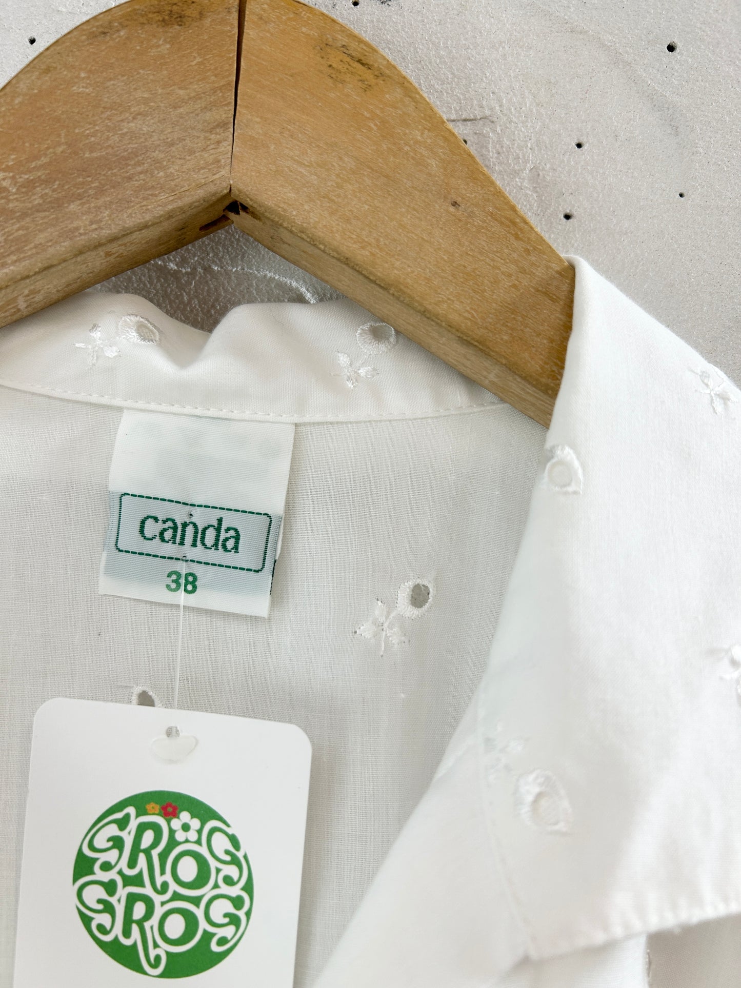 Vintage White Blouse [H33318]