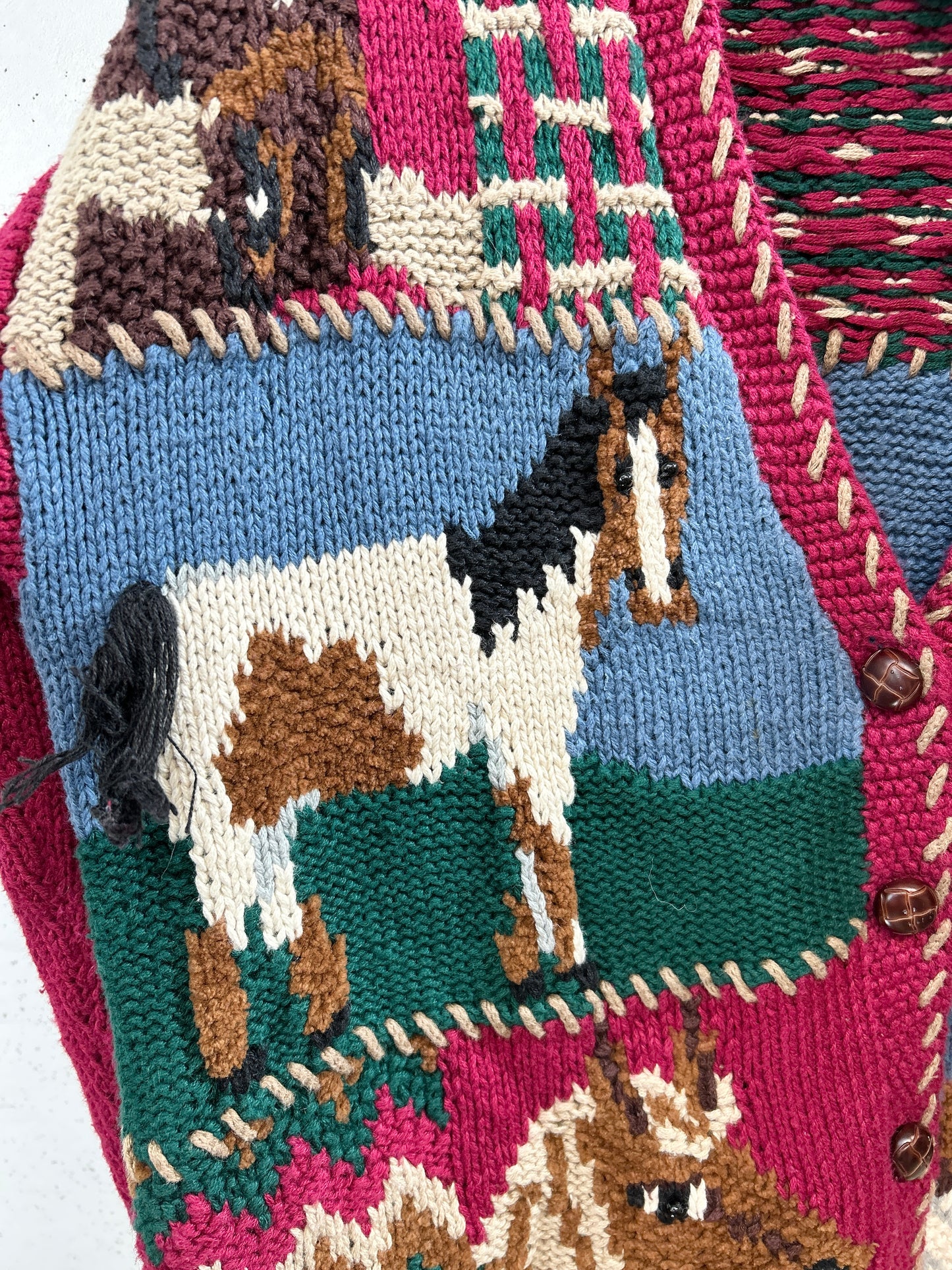 Vintage Cotton  Knit Cardigan [B31485]