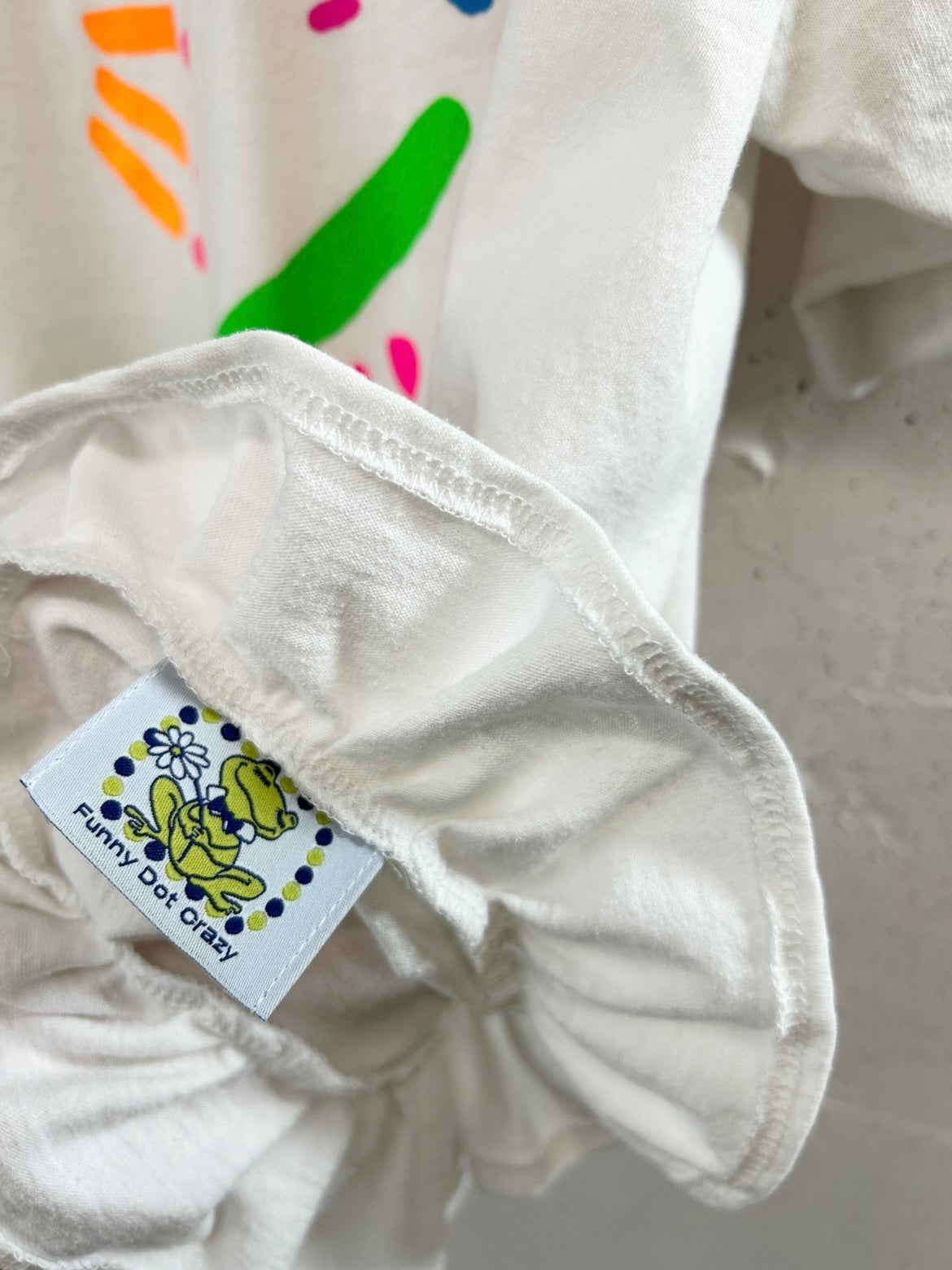 Vintage T Shirt 〜Funny dot CRAZY〜 [E32303]