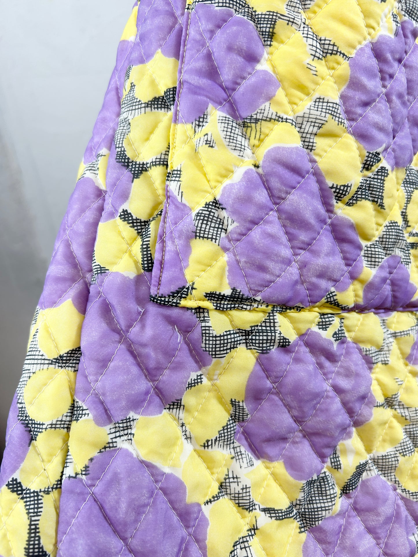 ’60s Vintage Quilting Gown [I30304]