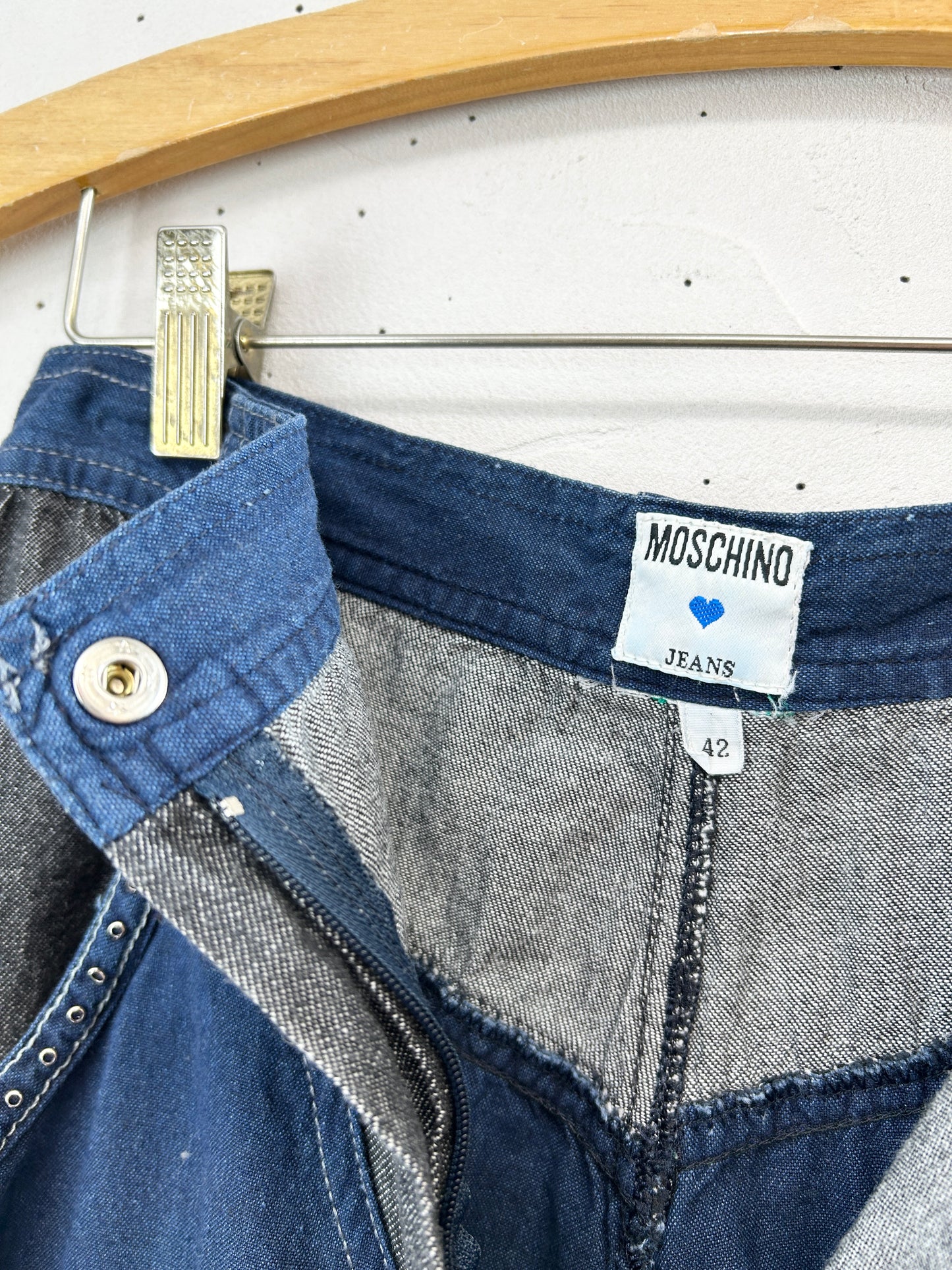 Vintage Denim Pants 〜MOSCHINO〜 Made in Italy [B31513]