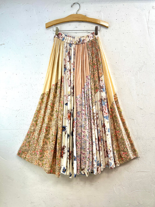 Vintage Patchwork Skirt  [B31530]