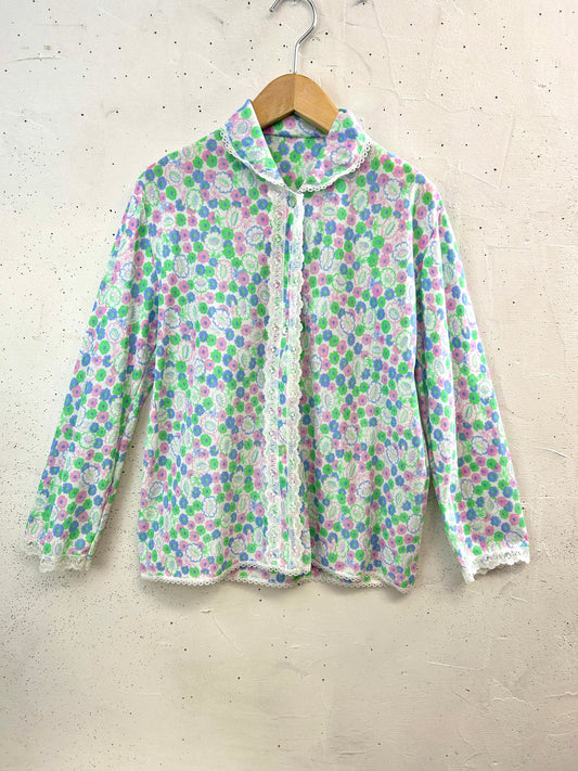 Vintage Flower Shirt [E32272]