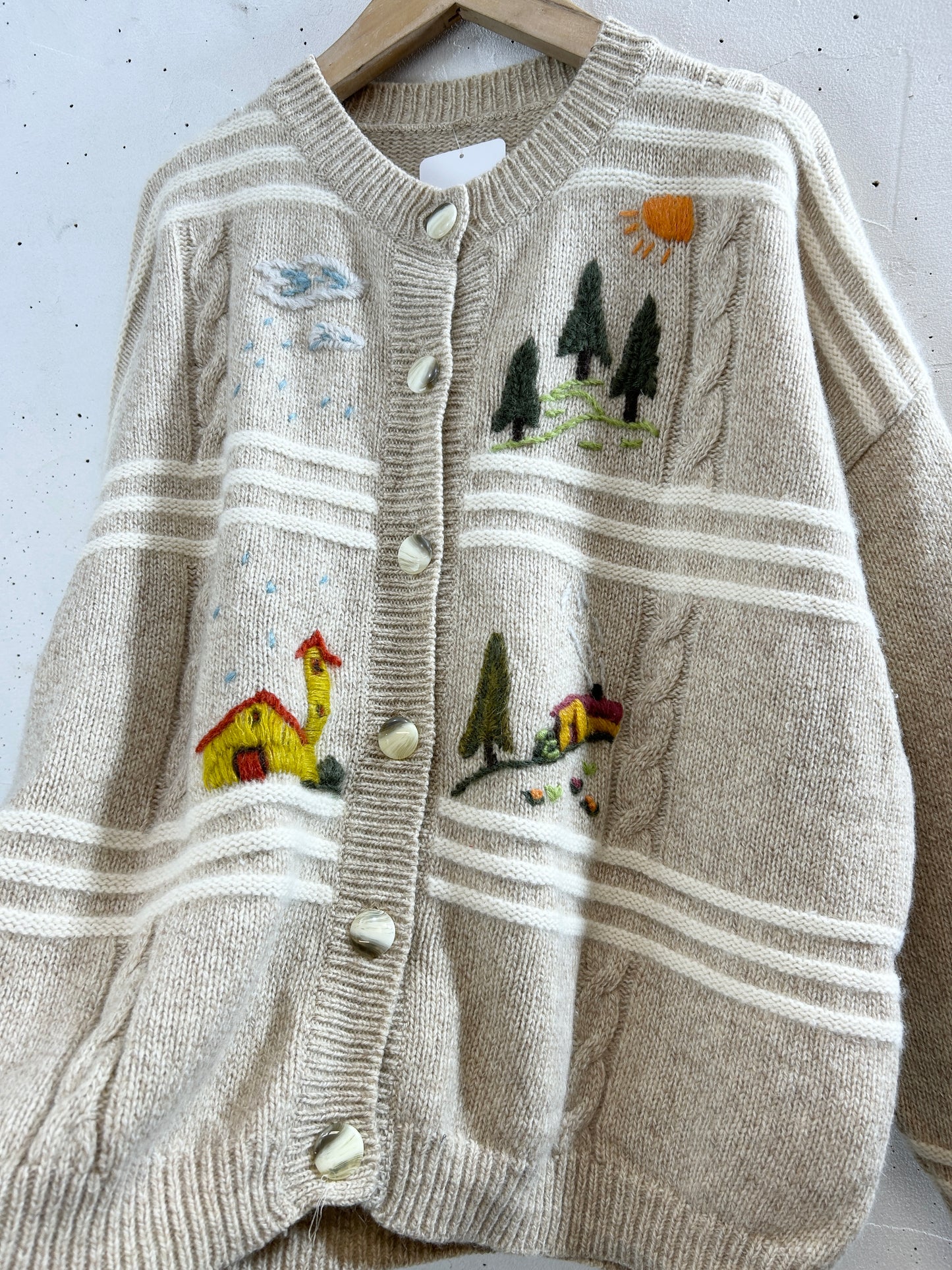 Vintage Knit Cardigan [J30425]
