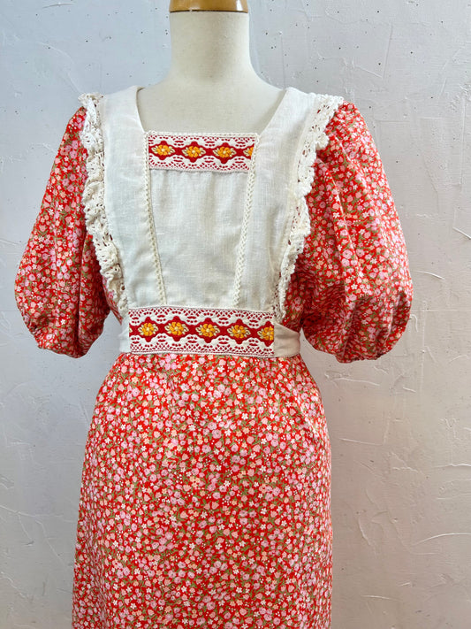 ’70s Vintage Dress〜Wendy California〜[F30558]