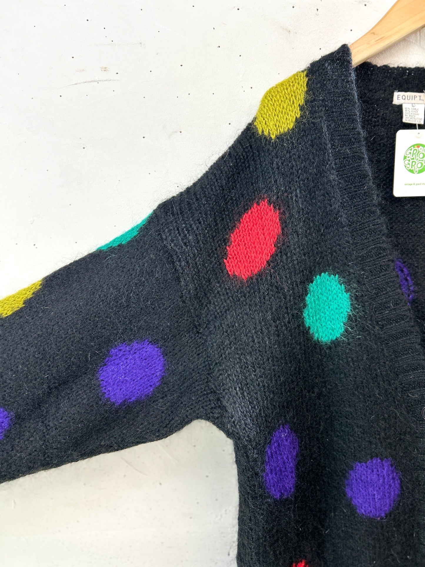 Vintage Mohair Knit Cardigan [L30965]