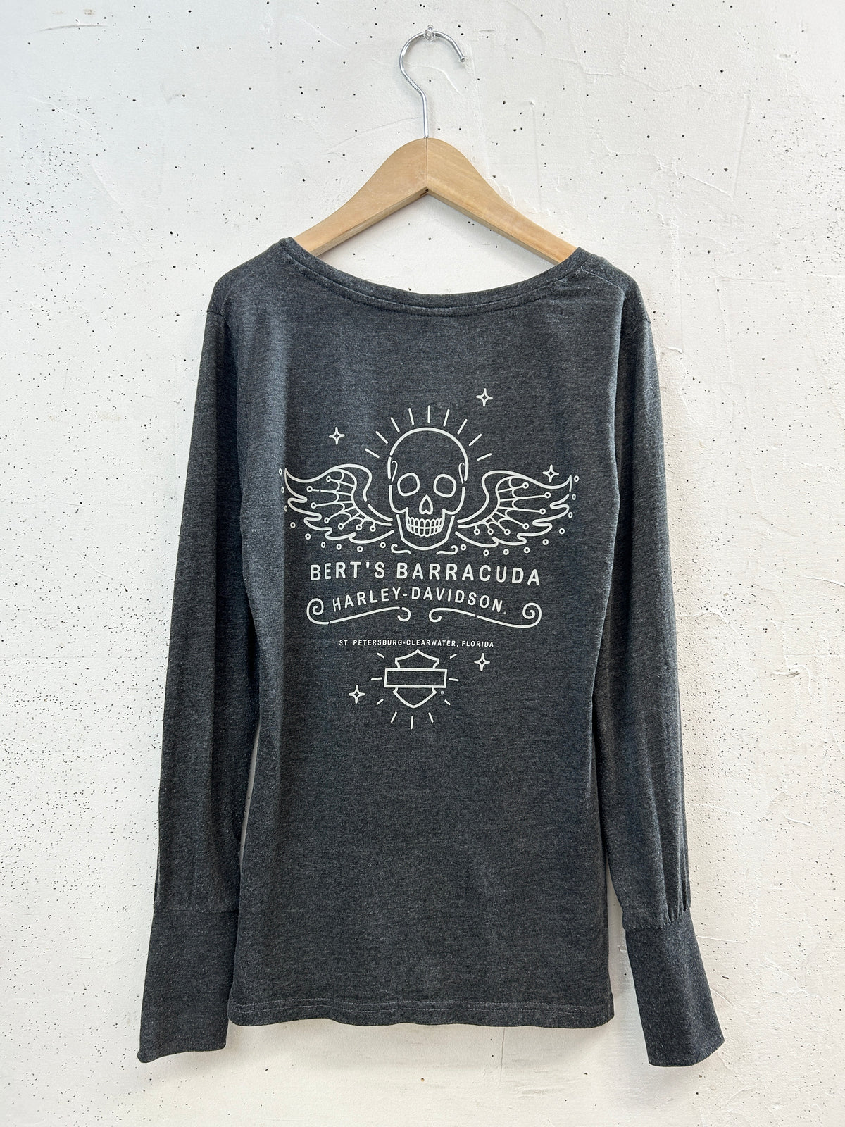 Vintage Long Sleeve Shirt 〜Harley Davidson〜 [I33771]