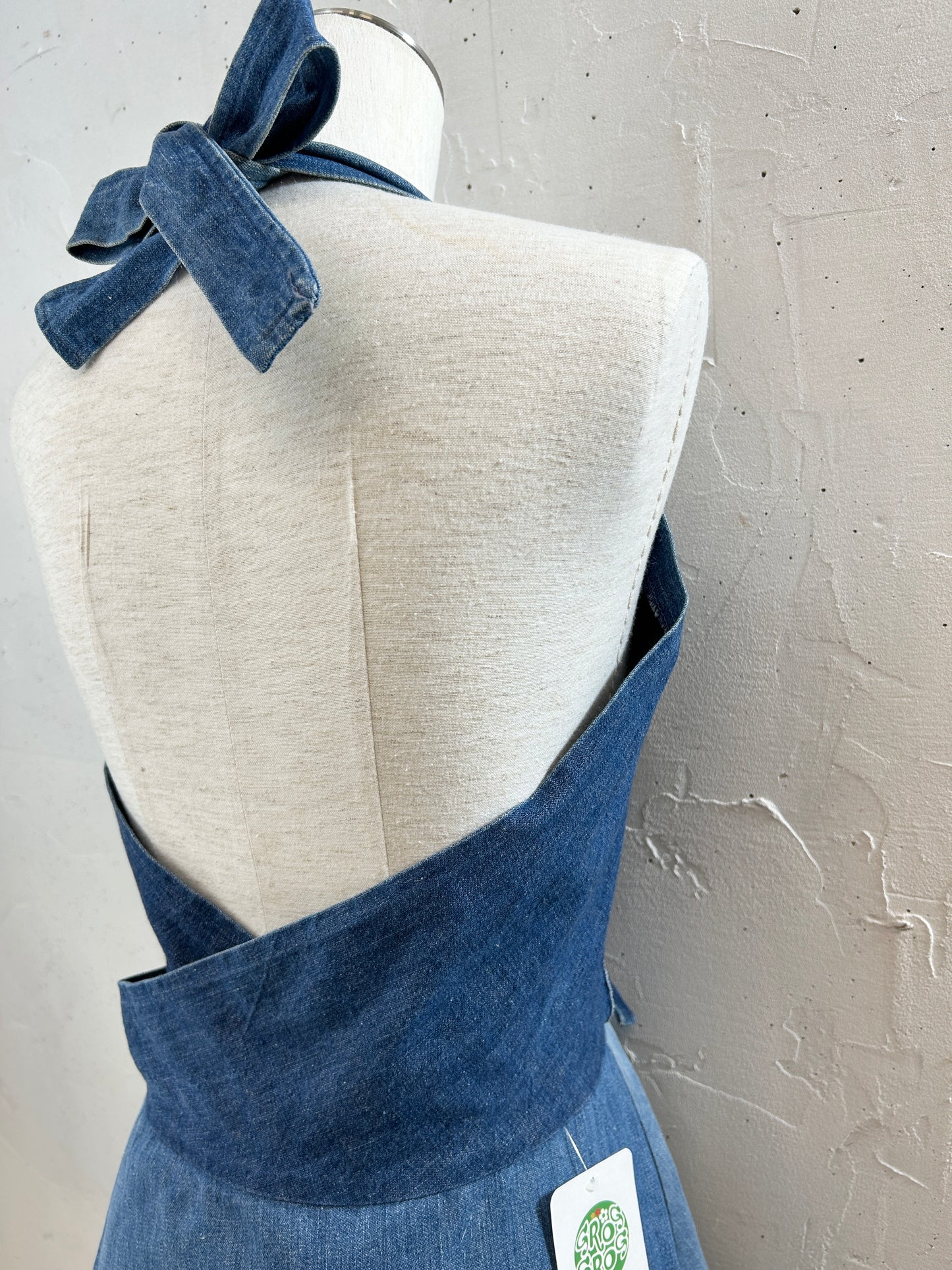 Vintage Dress '70s Denim [H30837]
