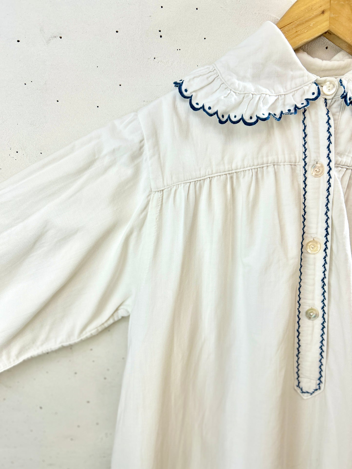 '50sVintage White Dress [H30930]