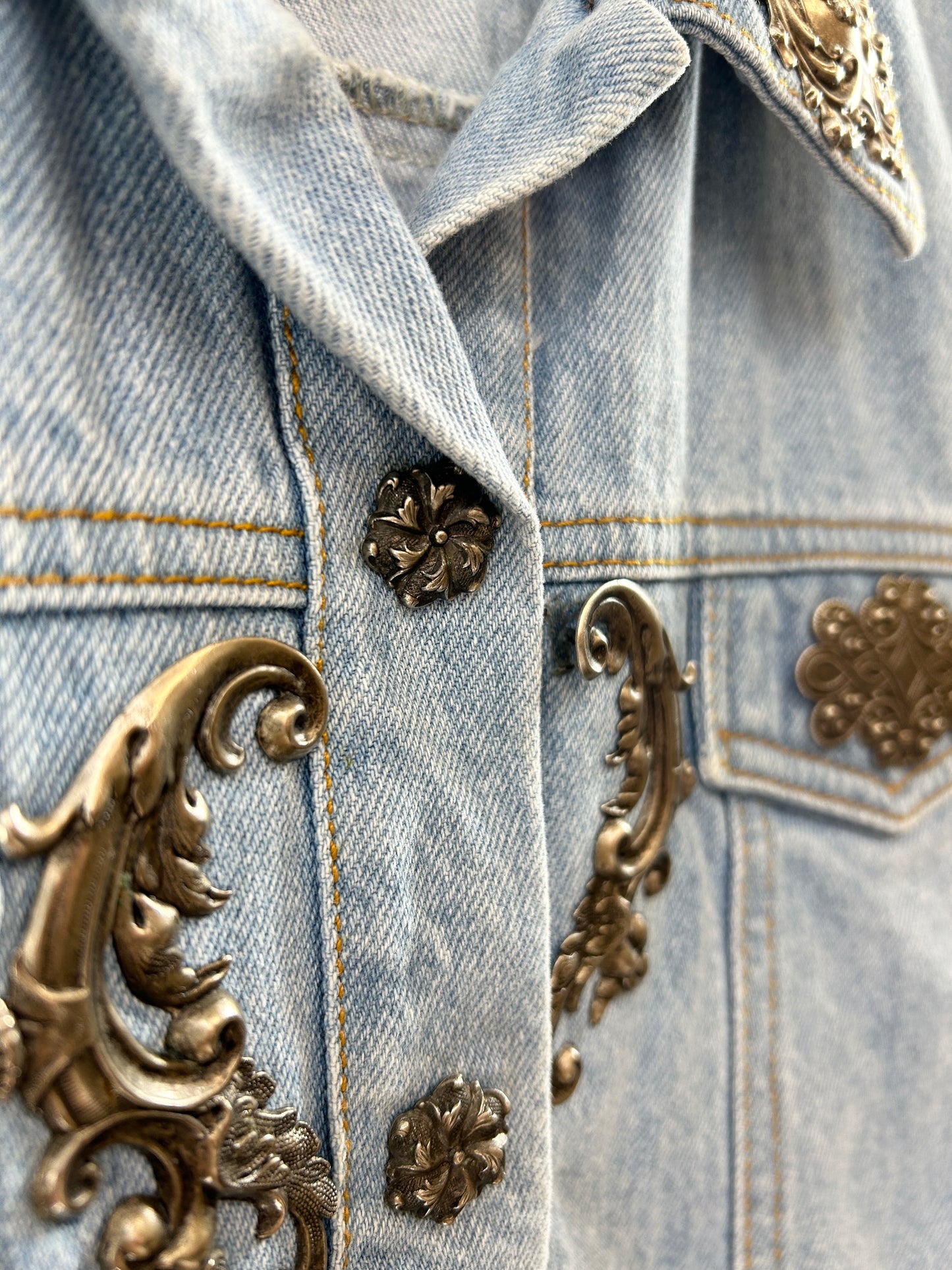 Vintage Denim Vest [H30836]