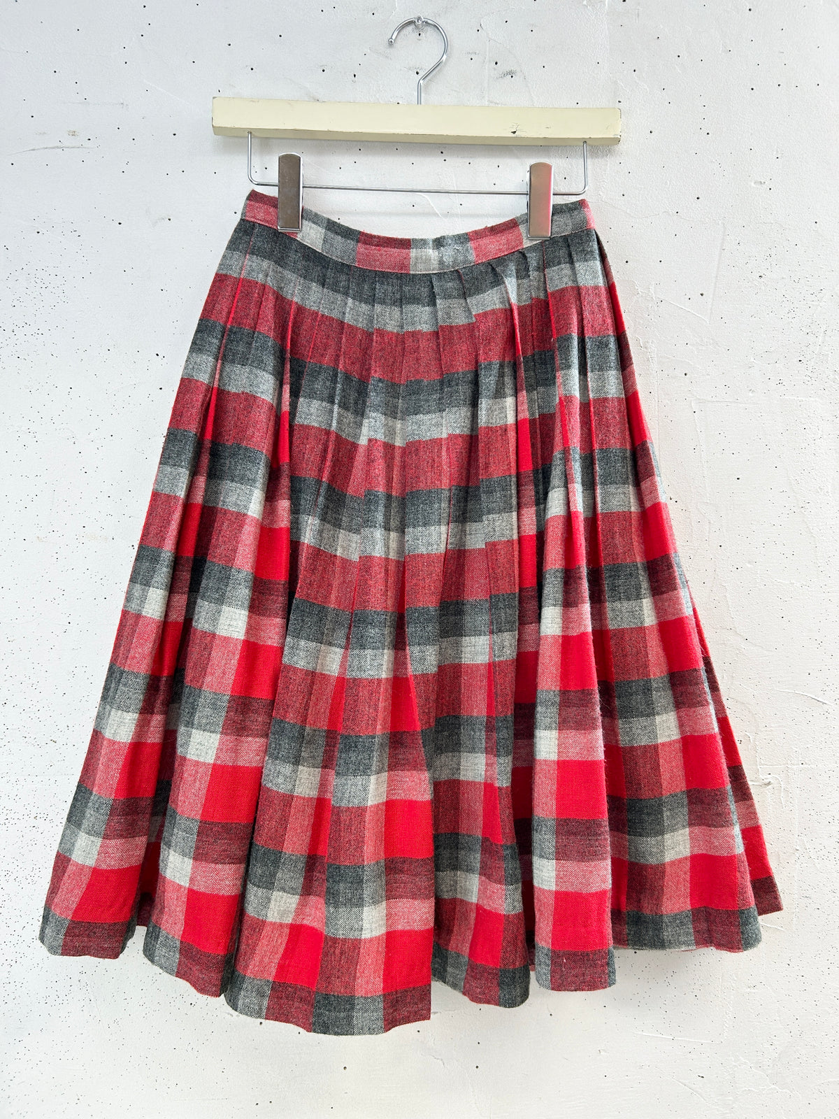 Vintage Plaid Skirt [J34053]