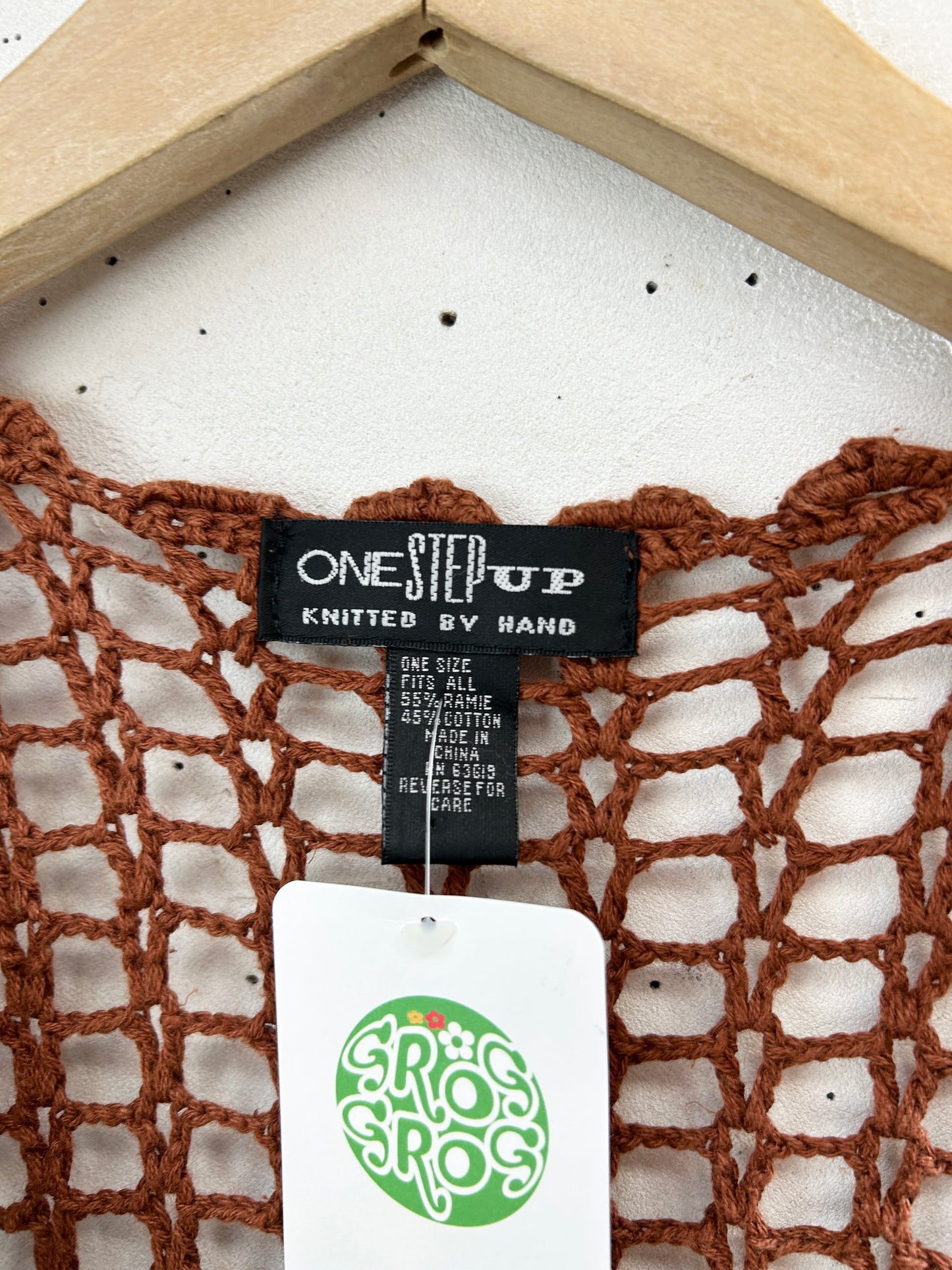 Vintage Crochet Vest [H33488]