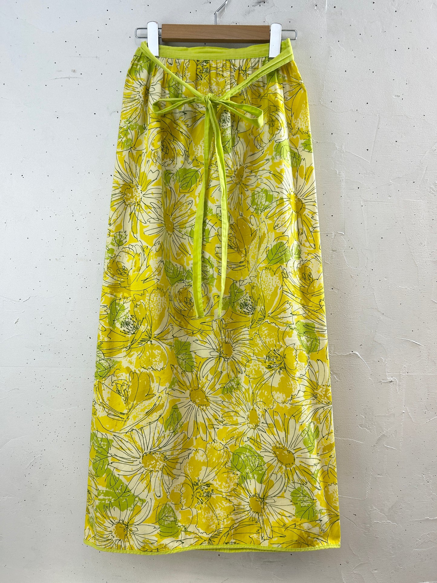 Vintage Wrap Skirt '70s Flower [H30807]