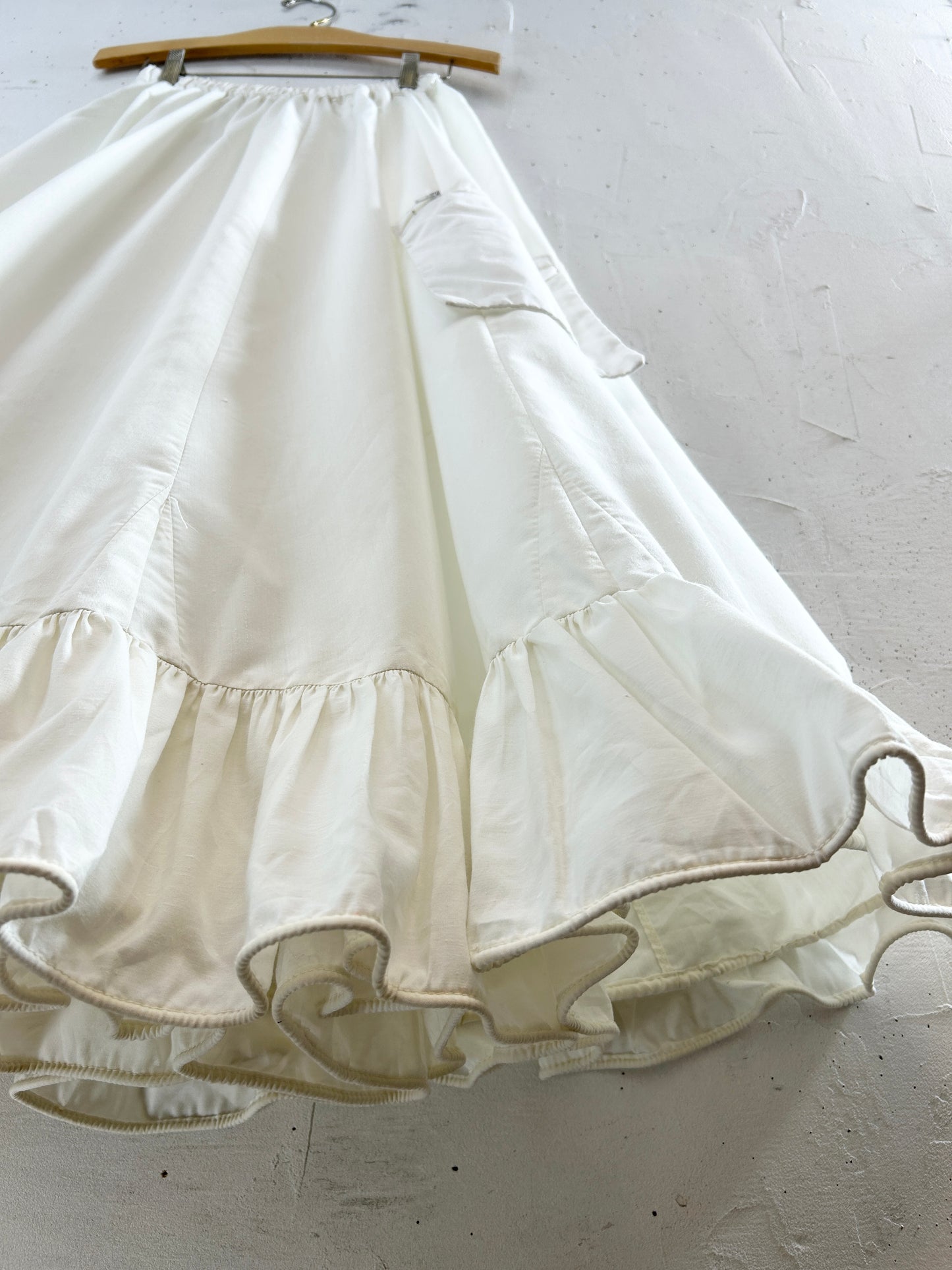 Vintage White Skirt [I30140]