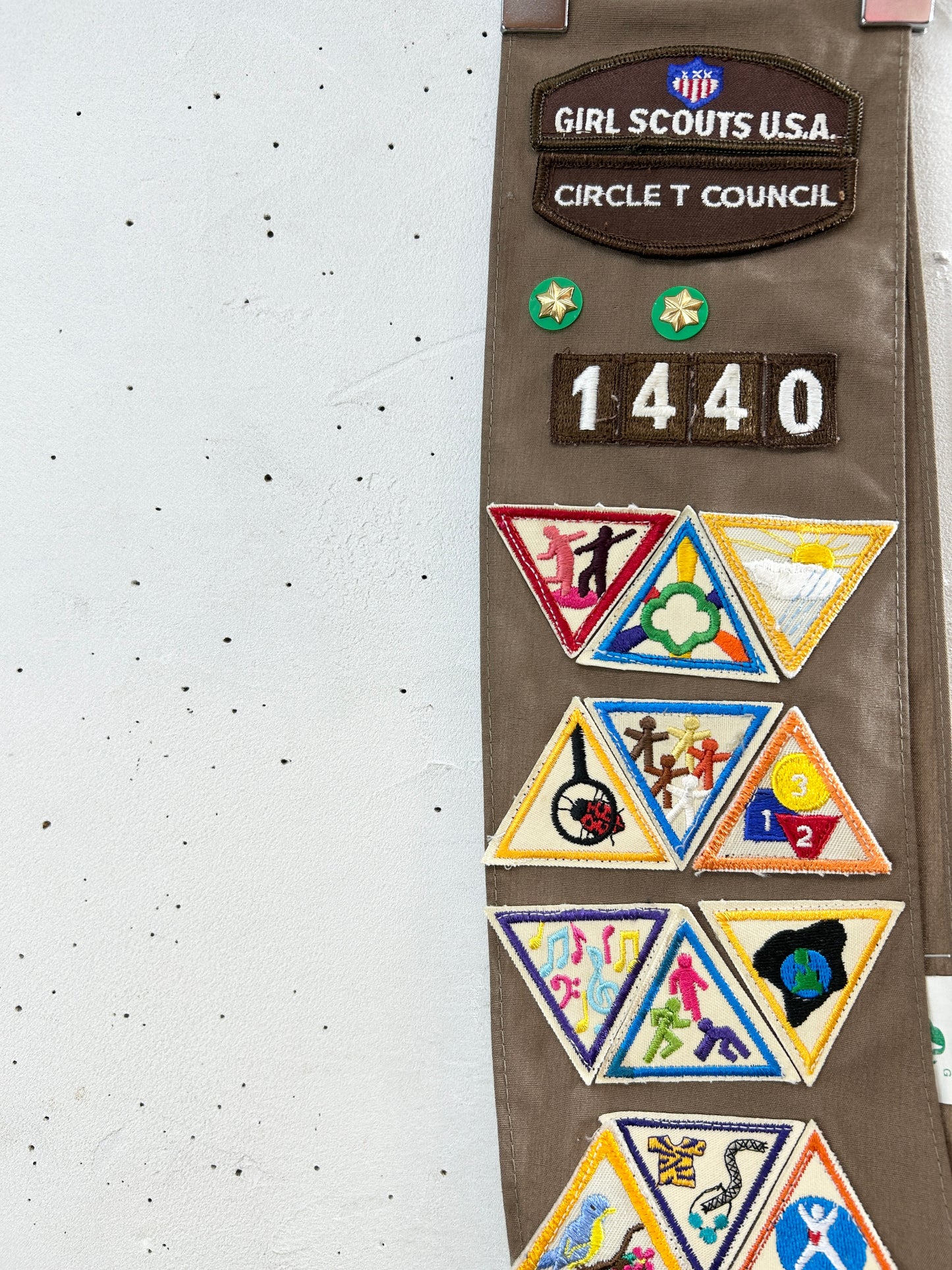 Vintage Girl Scout Sash [I30230]