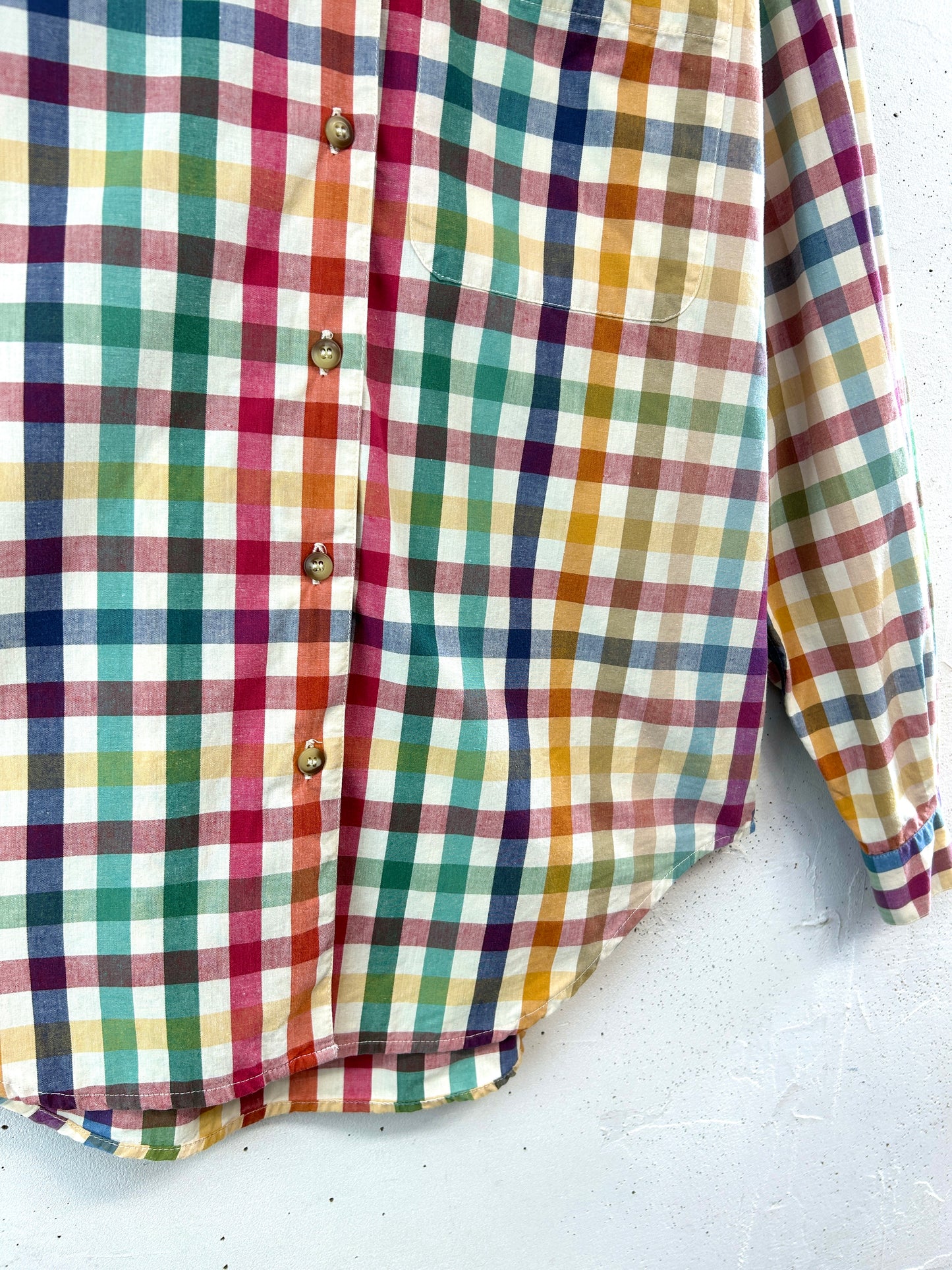 Vintage  Plaid Shirt  〜Lizsport〜[E32429]