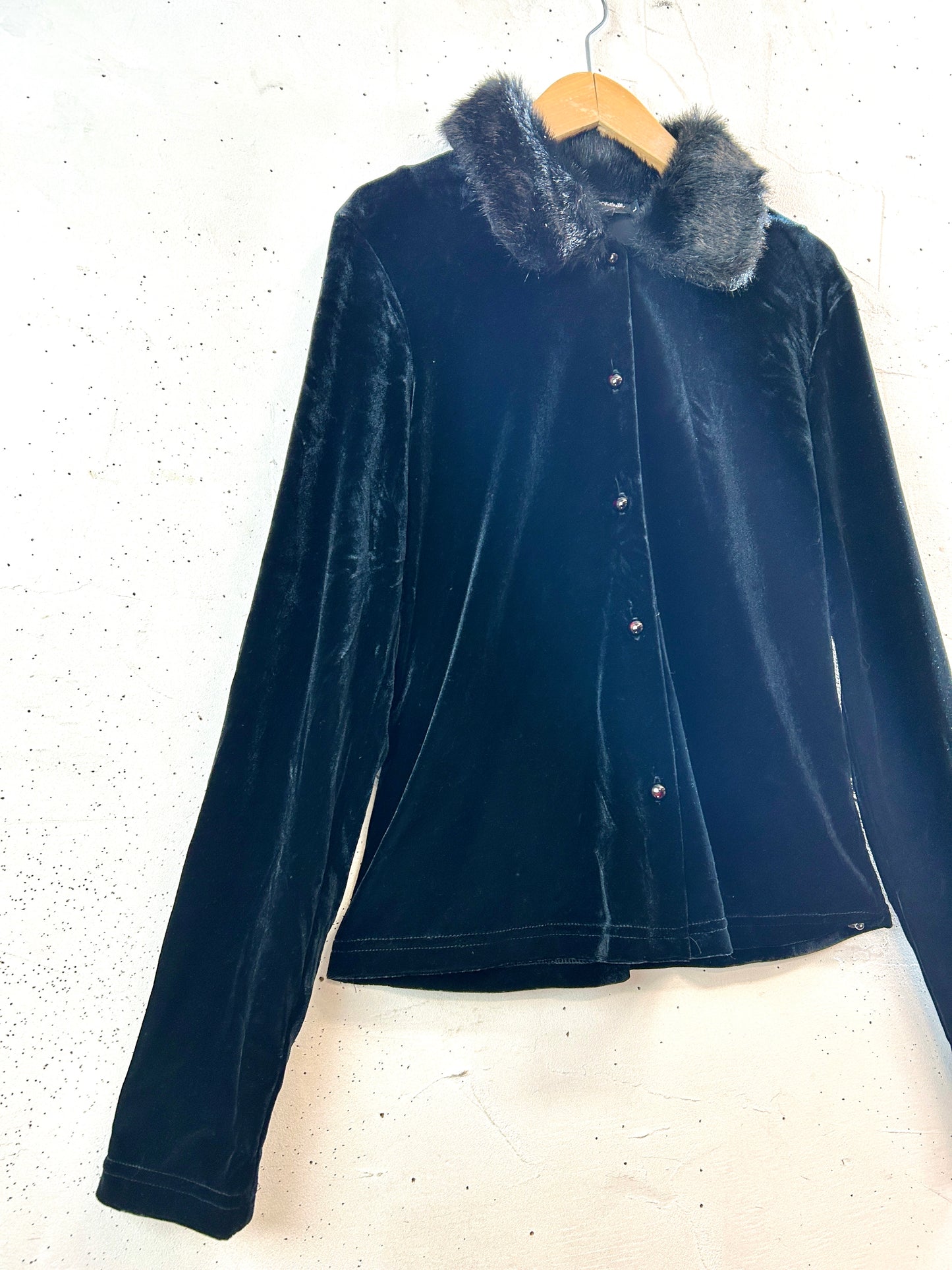 Vintage velours tops [K30871]