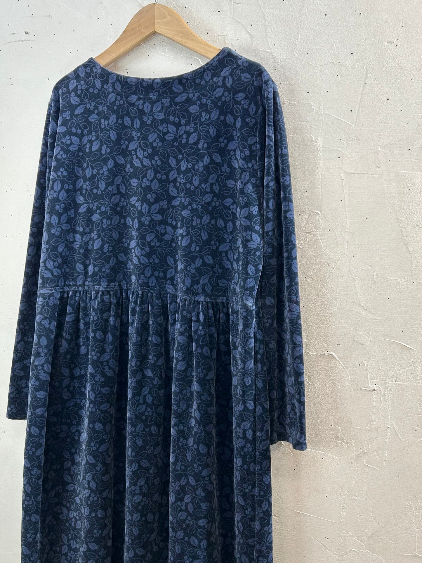Vintage Velours Dress 〜L.L.Bean〜 [L29215]
