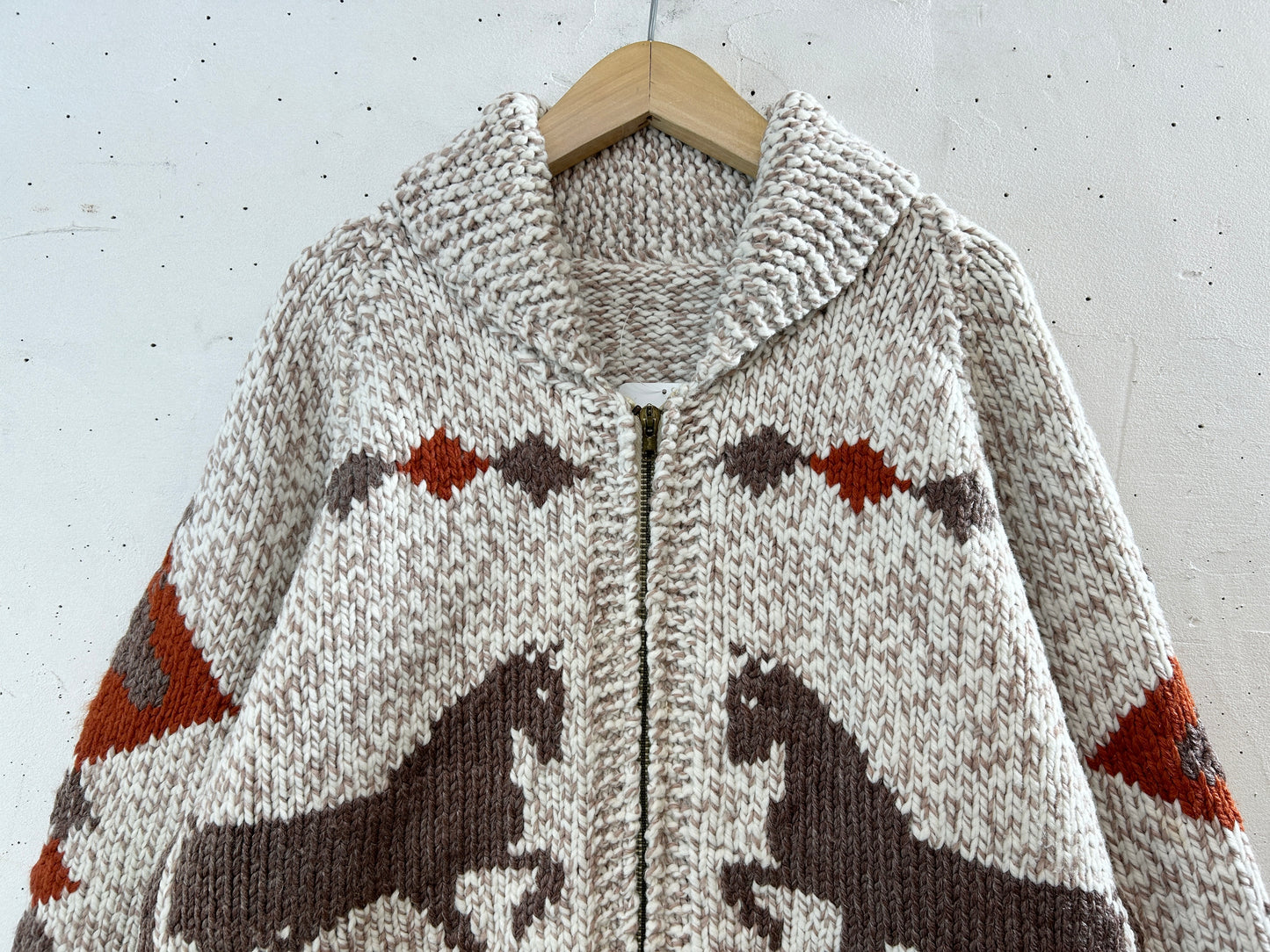 Vintage Cowichan Knit Cardigan [K30787]