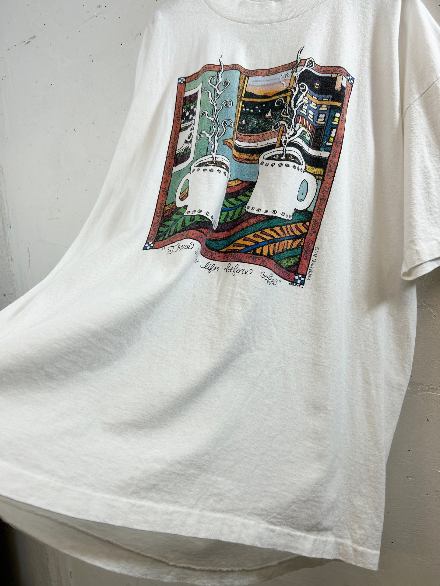 Vintage T SHIRT Coffe [H30797]