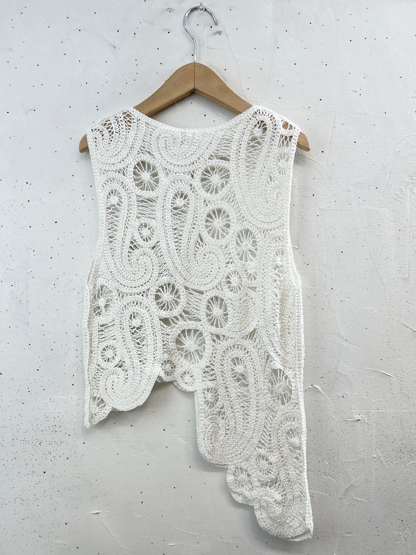 Vintage Crochet Vest [A31258]