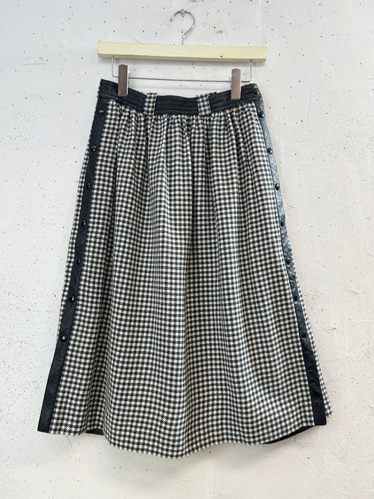Vintage Plaid Skirt 〜ESCADA〜 [J34051]