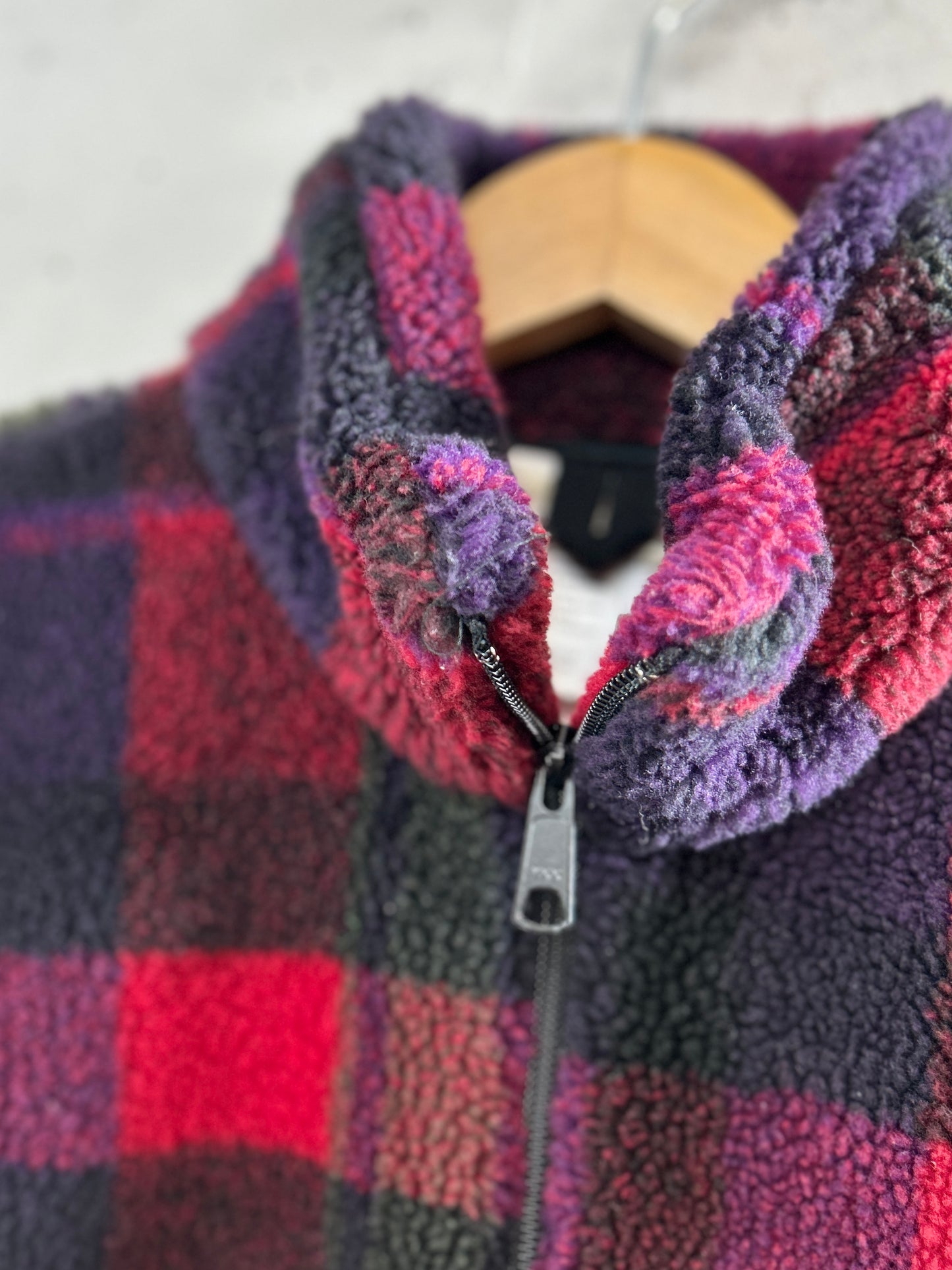 Vintage Boa Jacket 〜Coldwater Creek〜 MADE IN Canada [K30797]