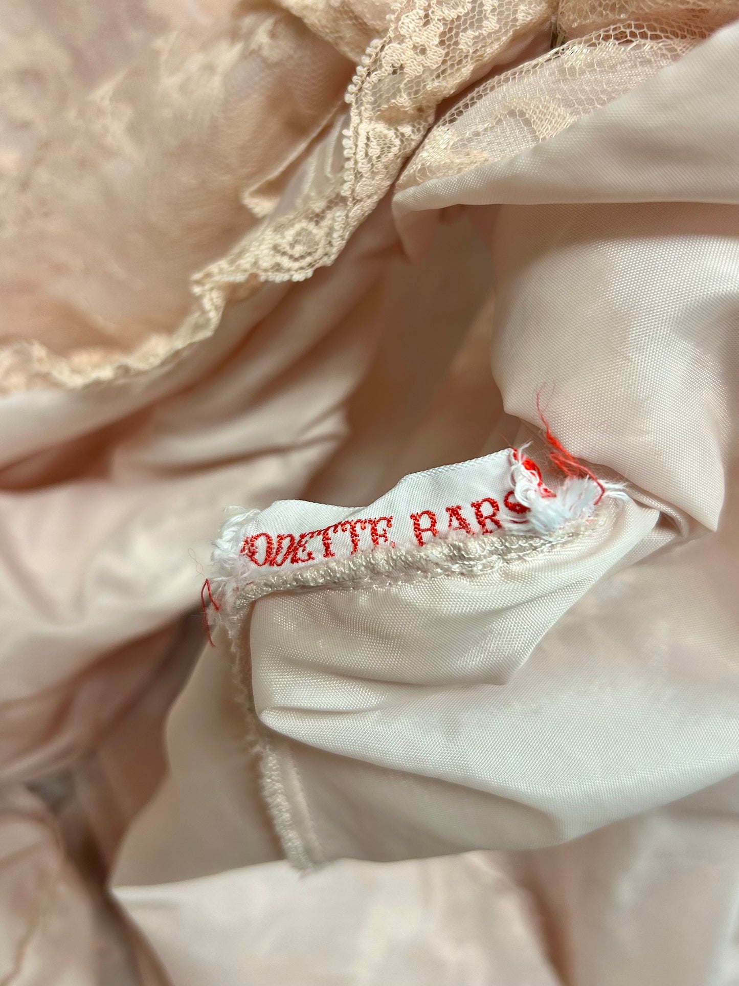 ’60s Vintage Lingerie Gown 〜ODETTE BARSA〜 [G30782]