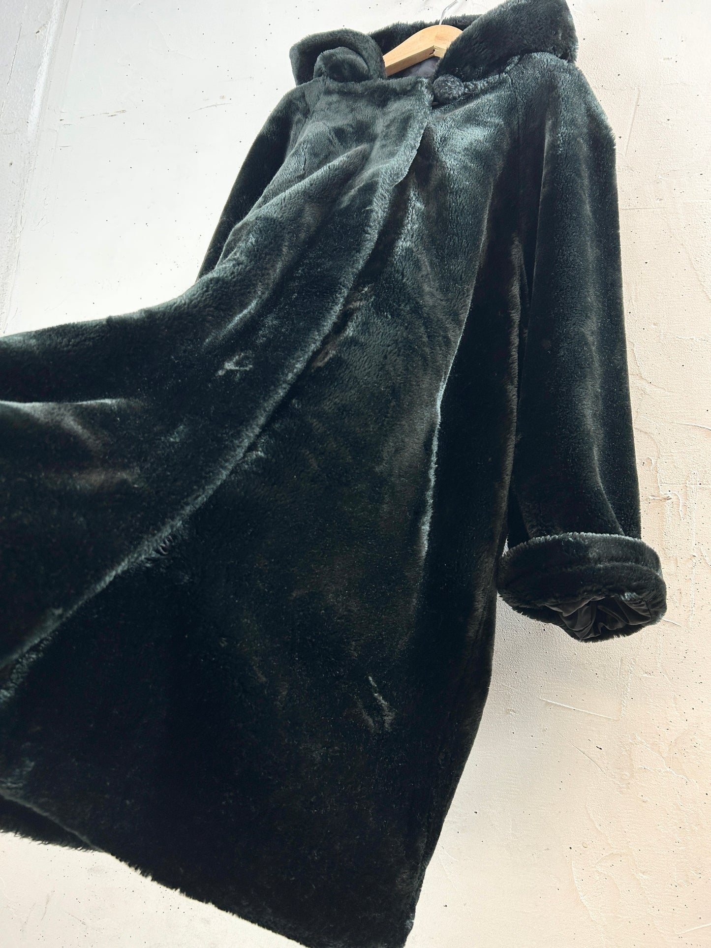 Vintage Eco Fur Coat [J30662]