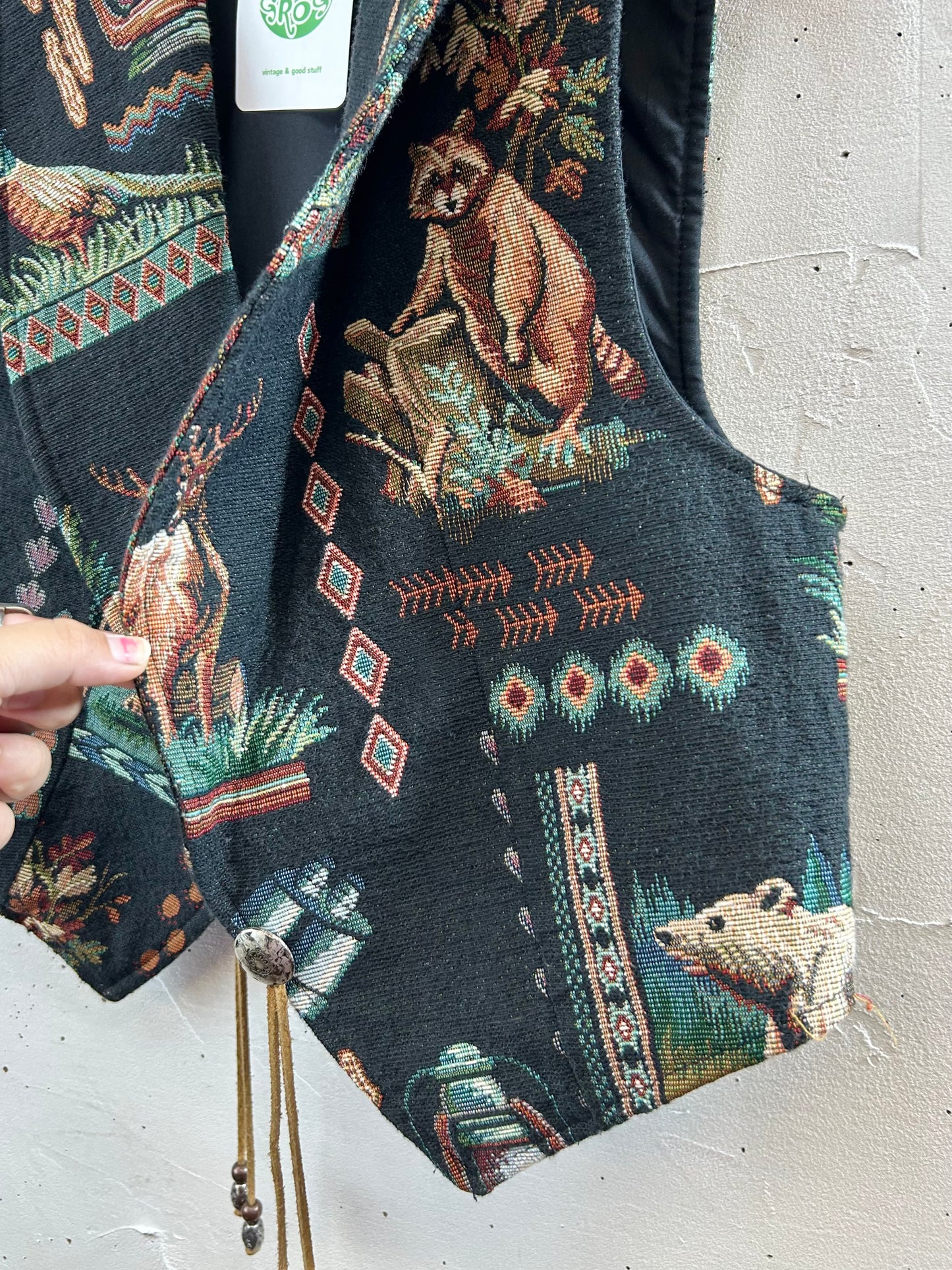 Vintage Rug Vest [G30757]