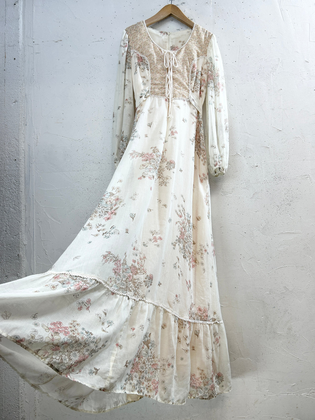 '70s Vintage Dress  [J34187]
