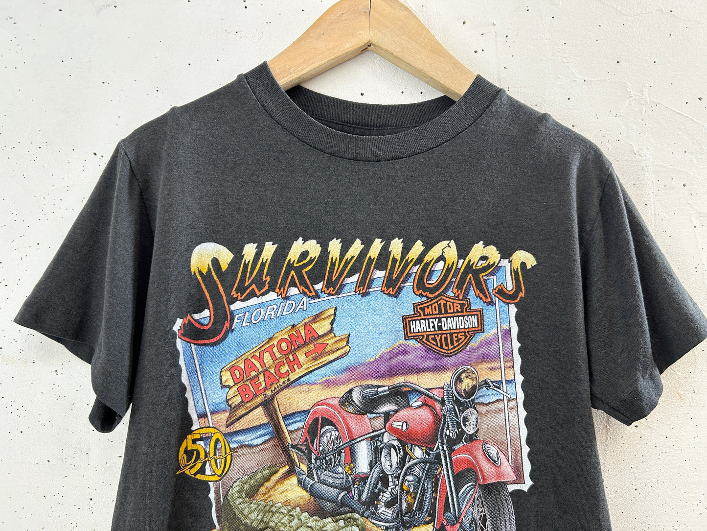'90s Vintage T-Shirt 3D EMBLEM〜Harley Davidson〜 [G32987]