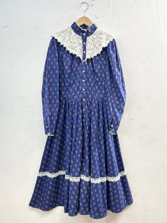 '70s Vintage Dress [C31783]