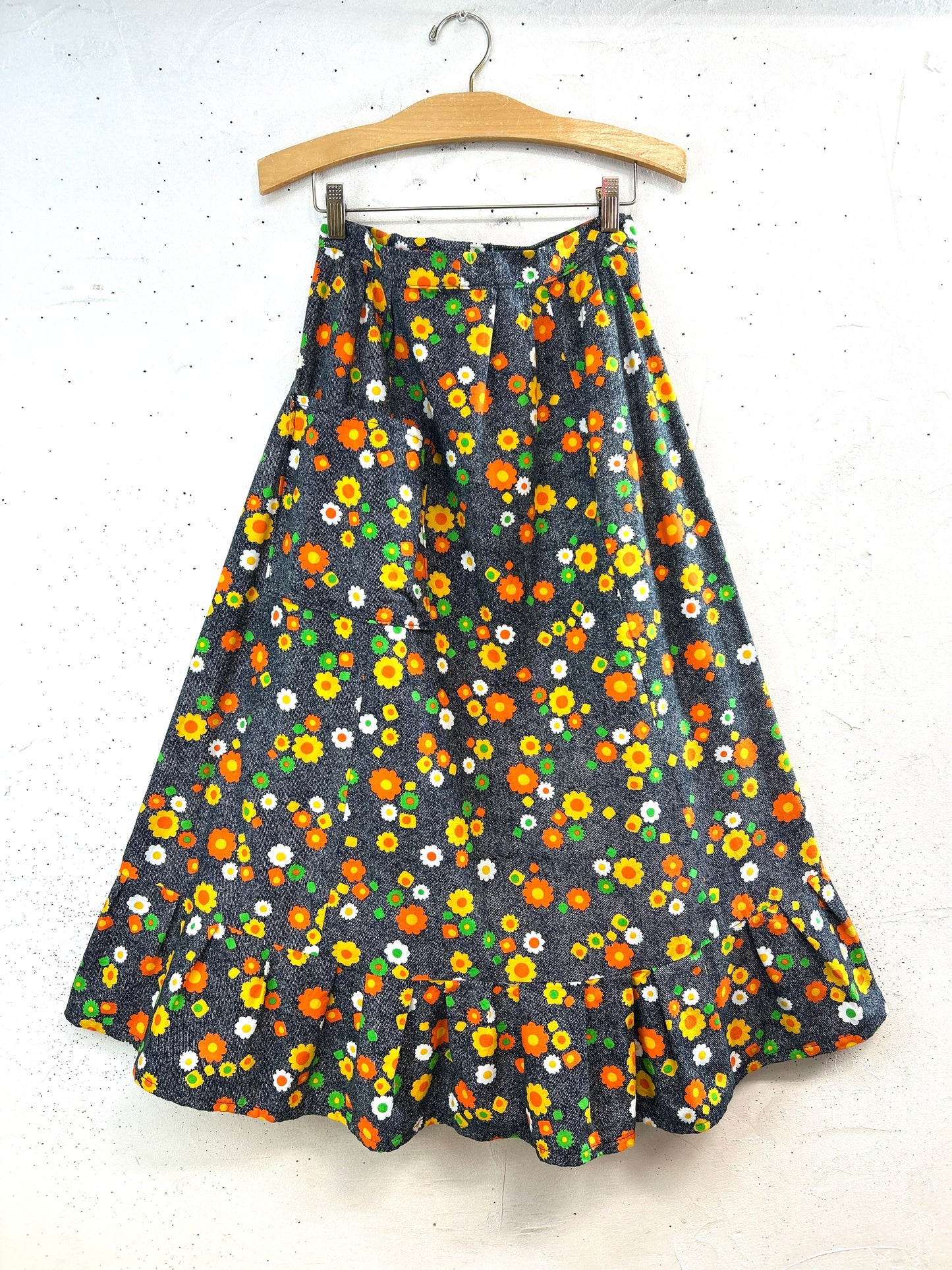 '70s Vintage Skirt [A31404]