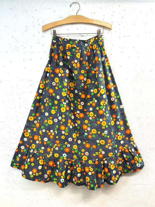 '70s Vintage Skirt [A31404]