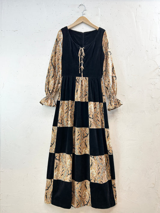 '70s Vintage Dress [J30552]