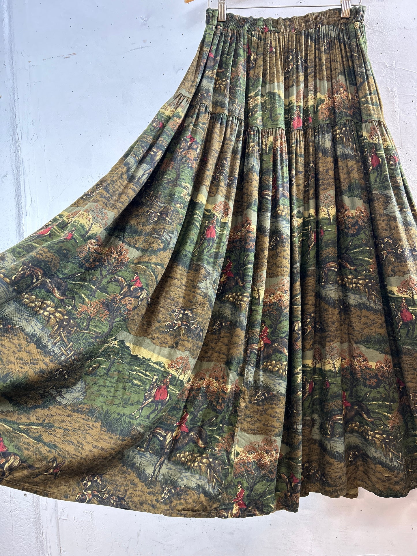 Vintage Tiered Skirt [K30811]