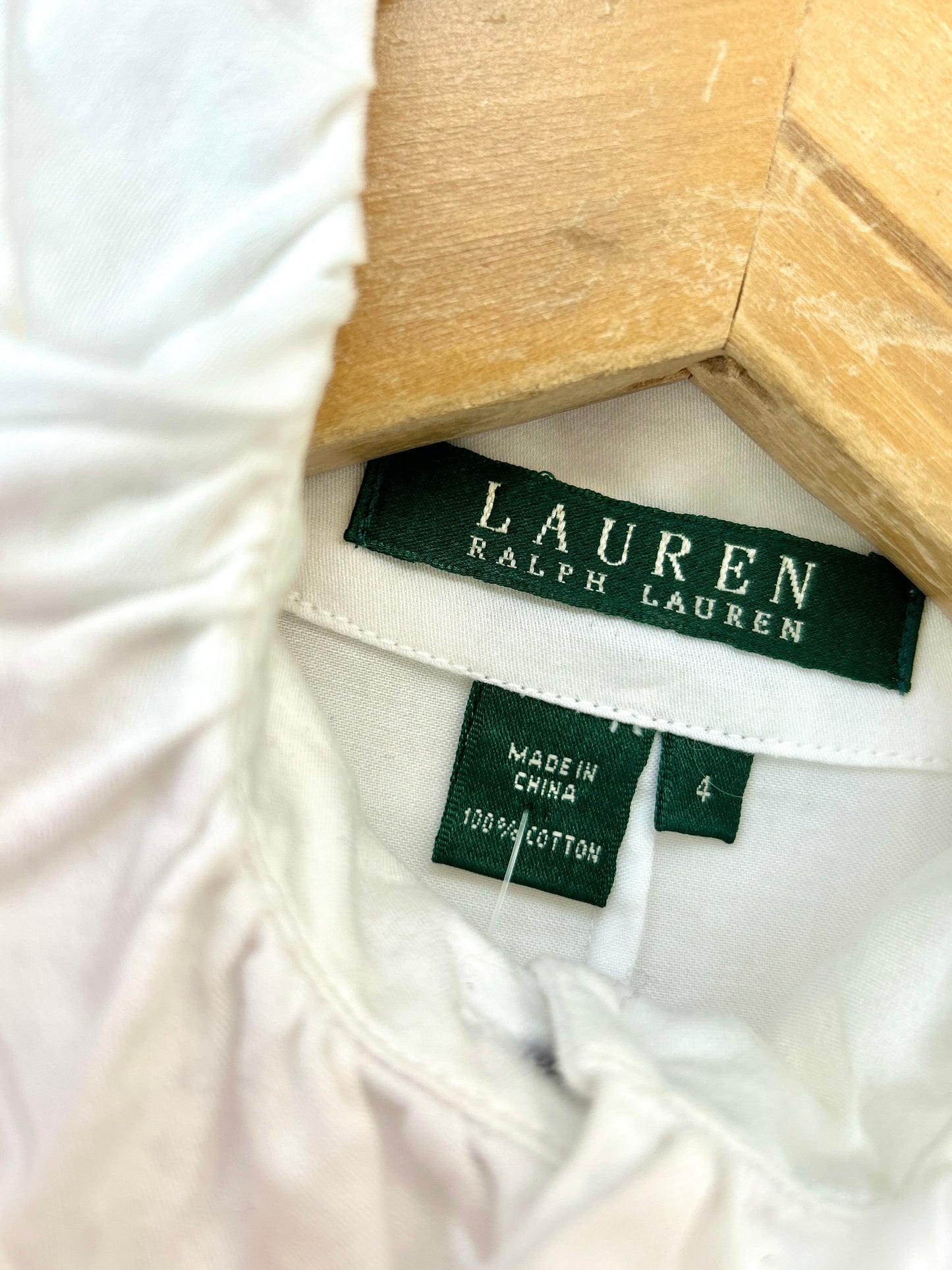 Vintage White Blouse ~Ralph Lauren~ [K30843]