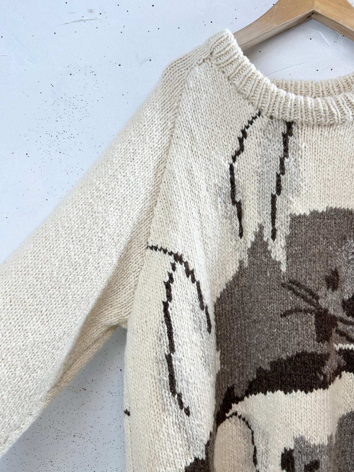 Vintage Knit Sweater [J34329]