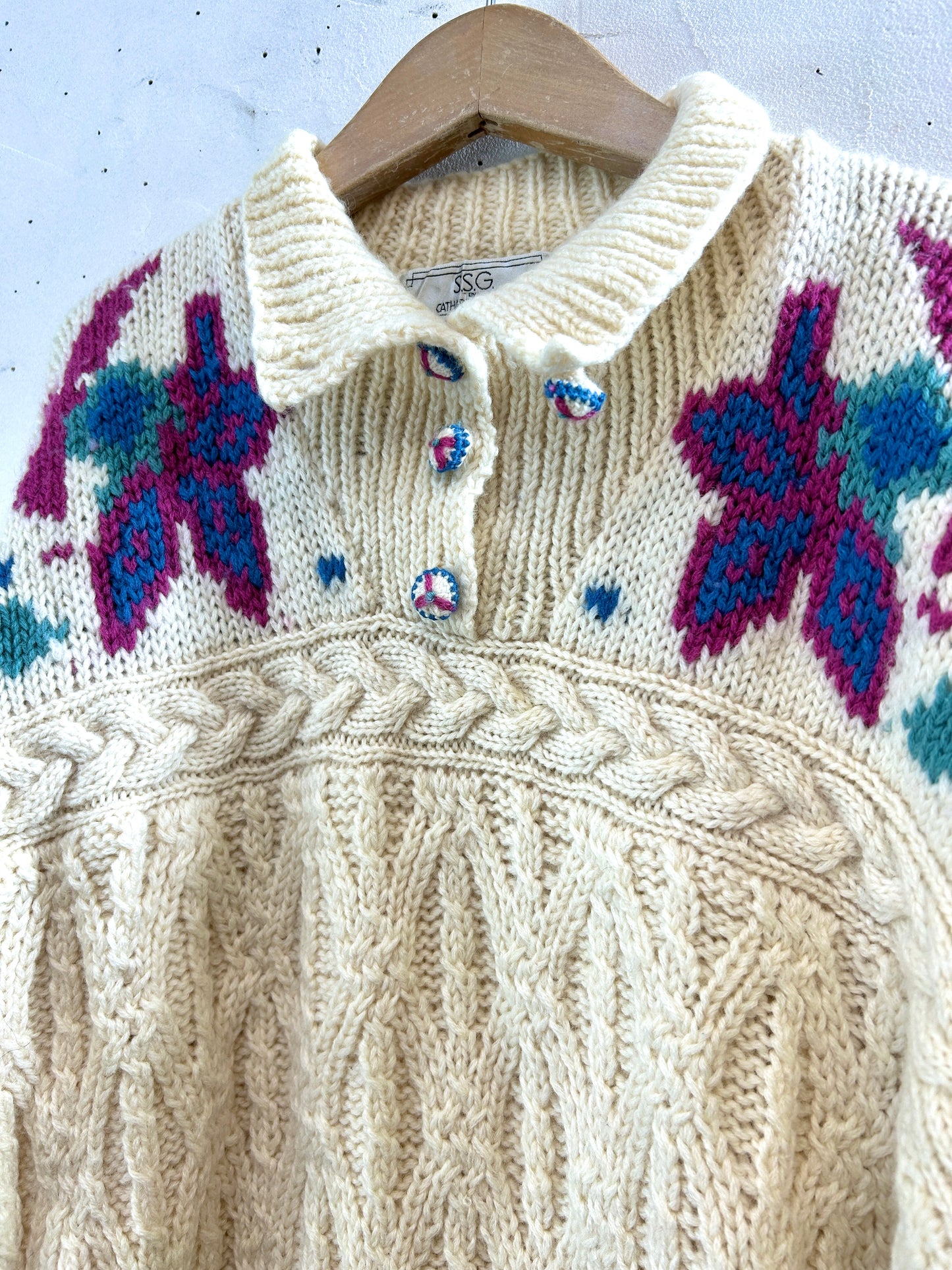 Vintage Knit Sweater [K30686]