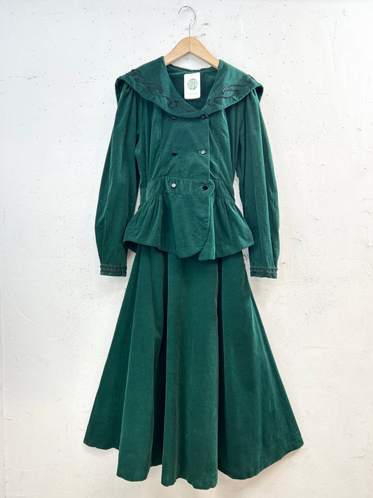 Vintage Corduroy Dress [I33789]