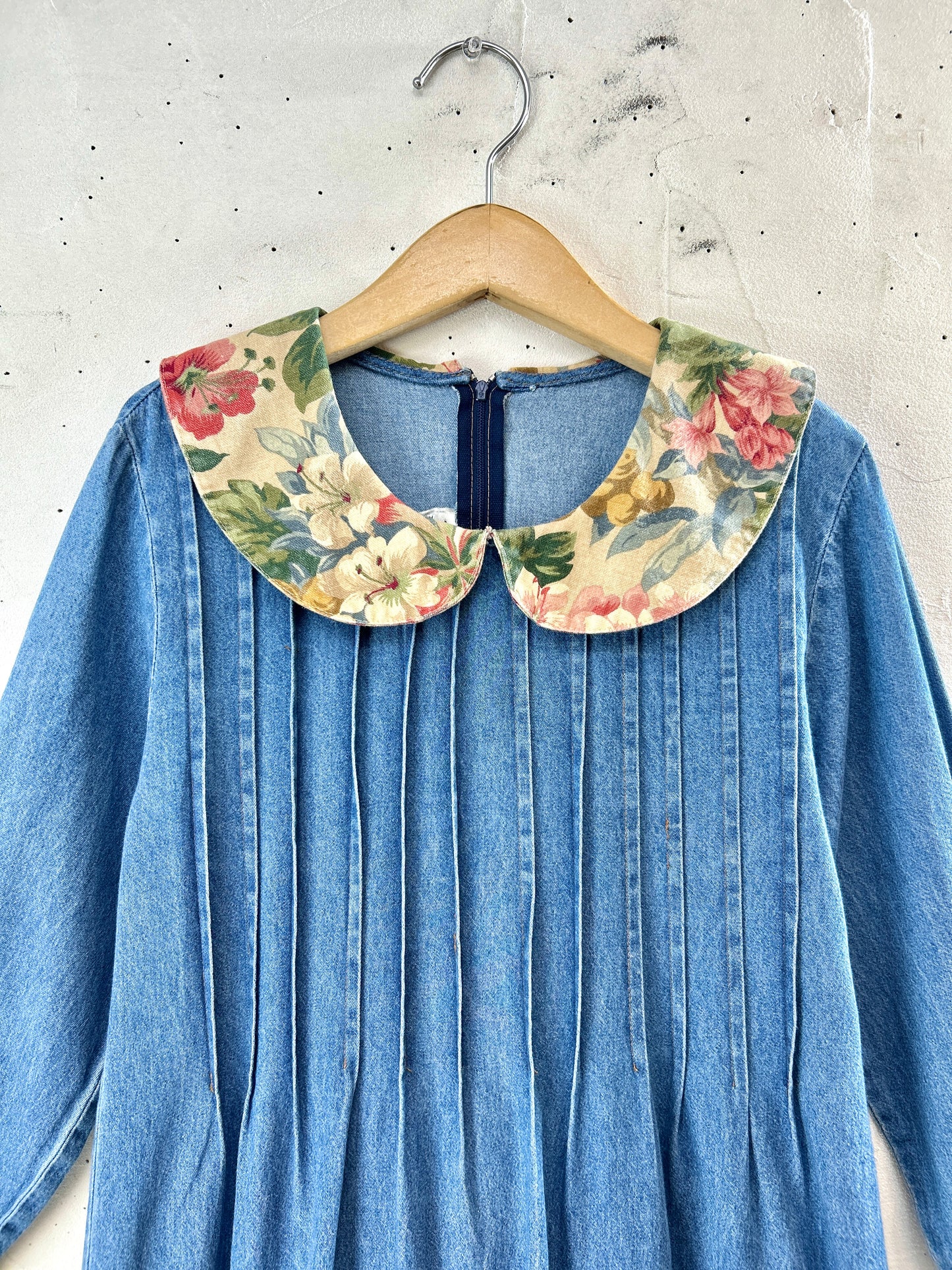 Vintage Denim Dress MADE IN USA [J30531]